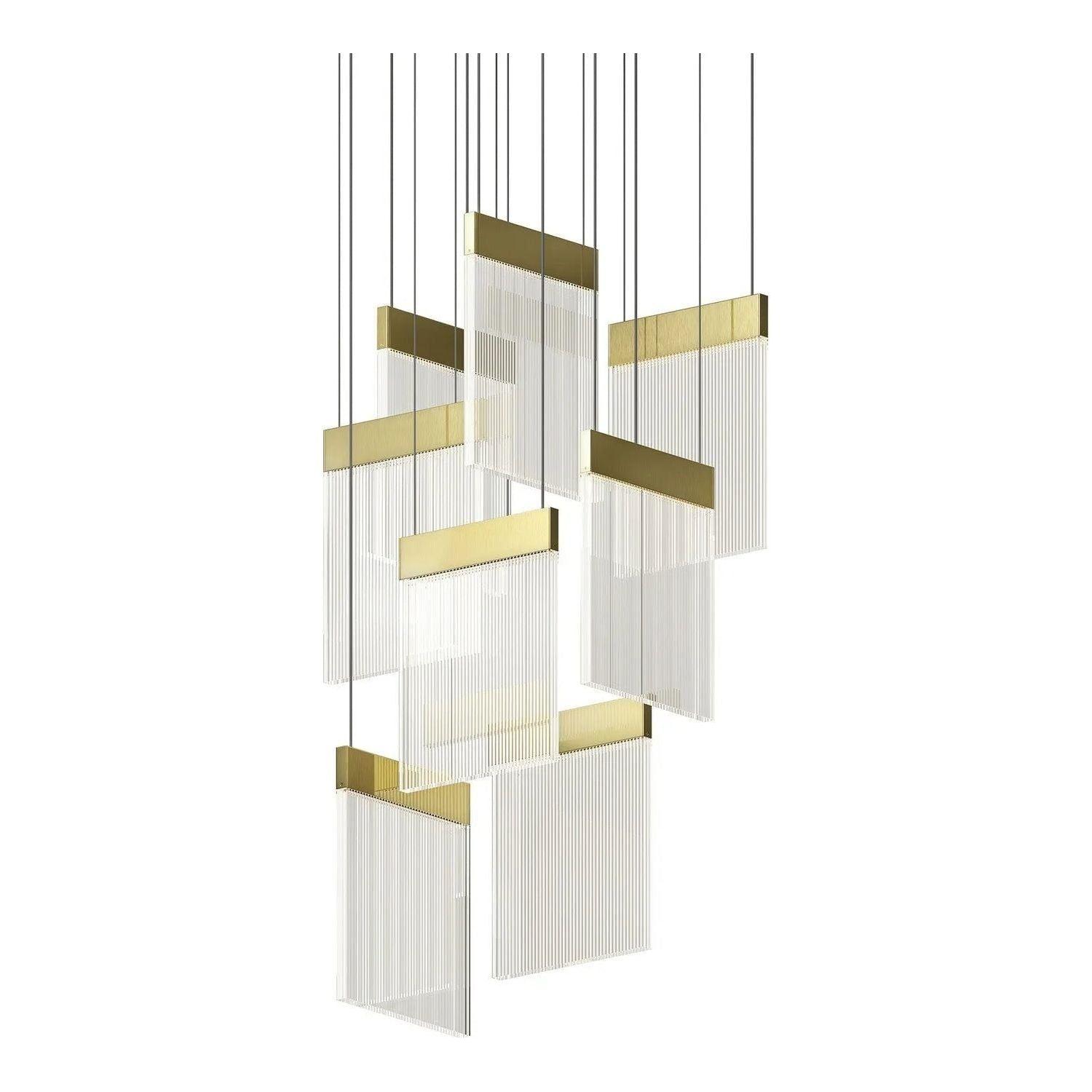 Sonneman - V Panels LED Chandelier - 3094.14 - Canada Light Shop