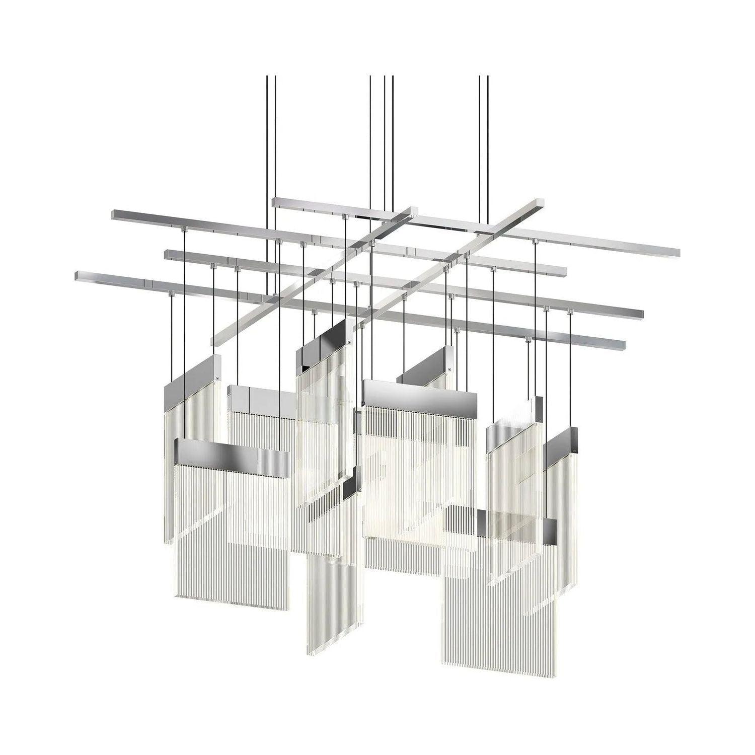 Sonneman - V Panels LED Chandelier - 3097.01 - Canada Light Shop