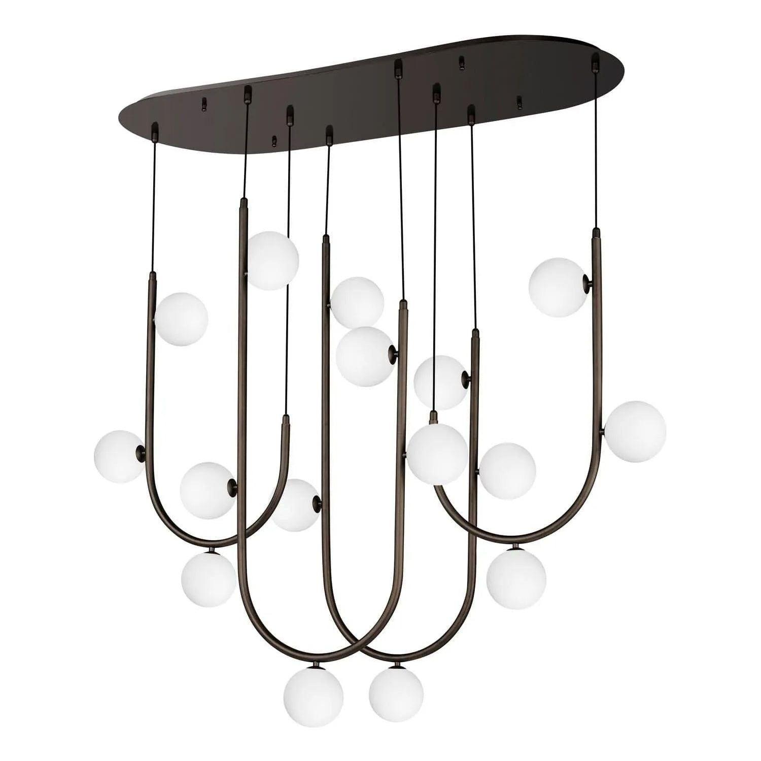 Studio M Lighting - Contour Cord LED Linear Pendant - SM24916BBZ - Canada Light Shop