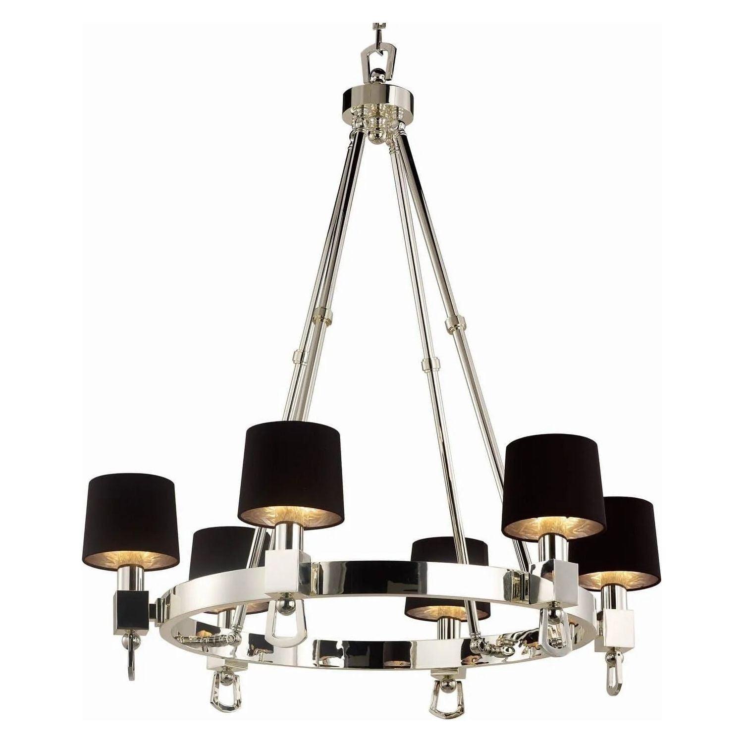 Studio M Lighting - Jefferson Six Light Chandelier - SM23766BTPS - Canada Light Shop