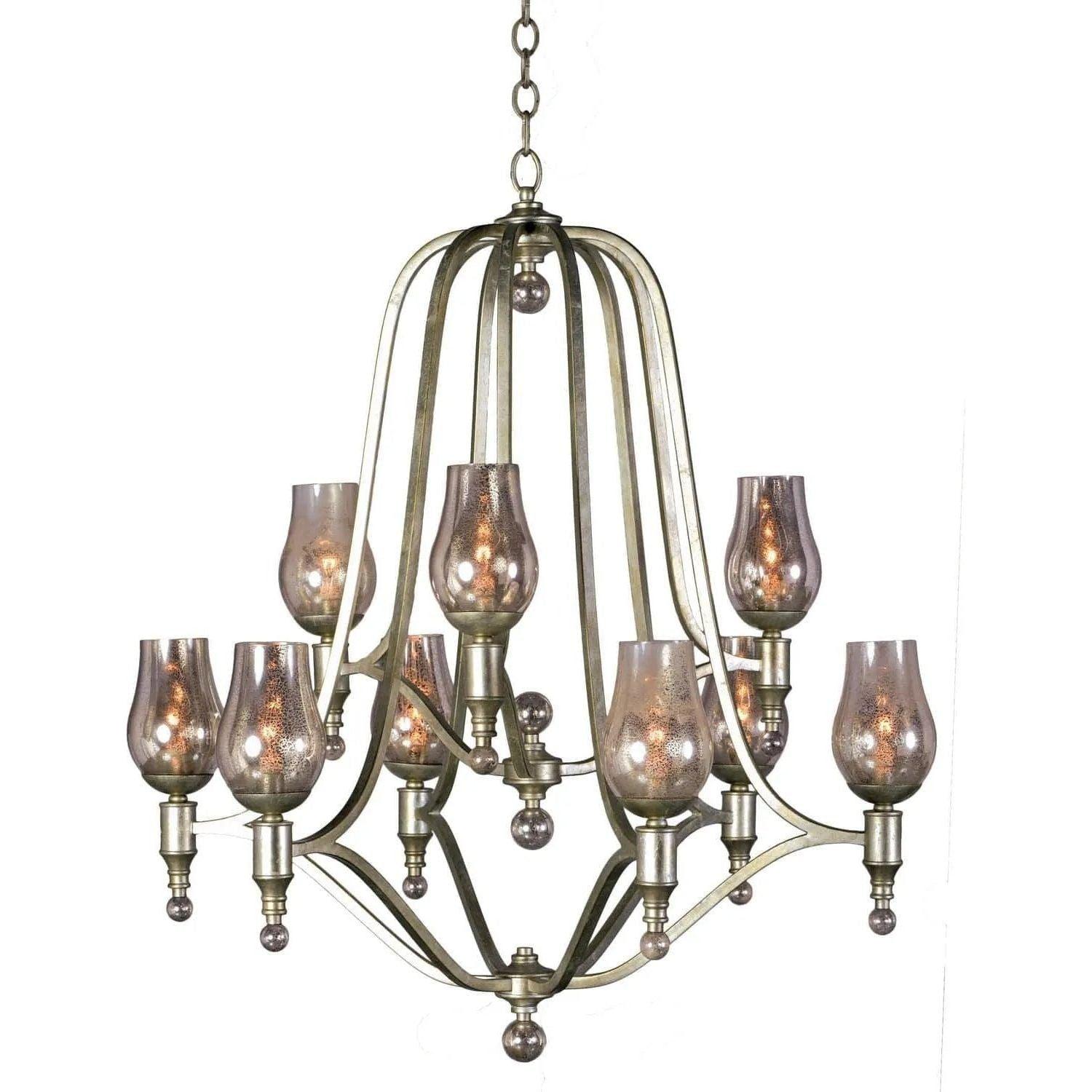 Studio M Lighting - Mirabelle Nine Light Chandelier - SM23977MGSG - Canada Light Shop