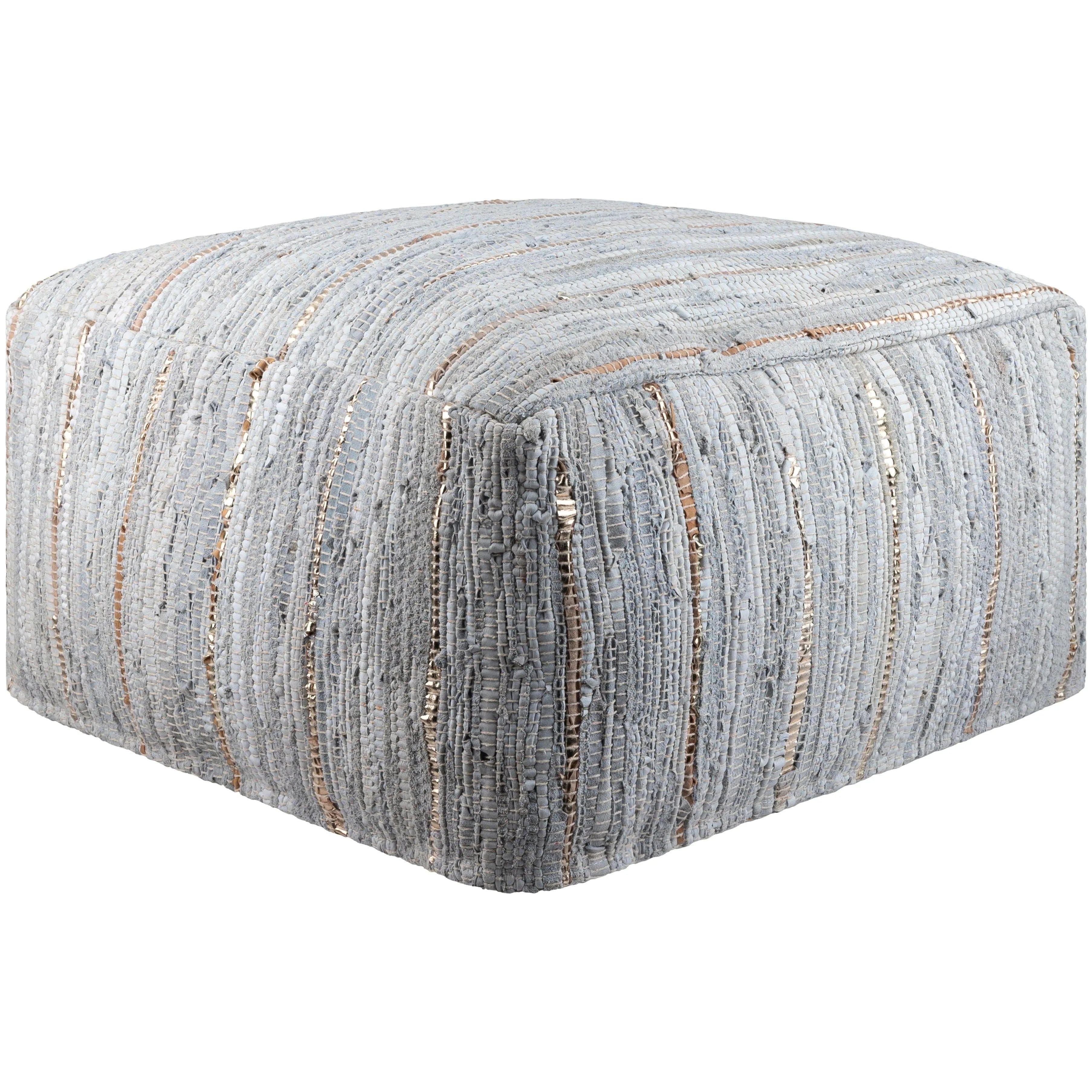 Surya - Anthracite Pouf - ATPF-002 - Canada Light Shop