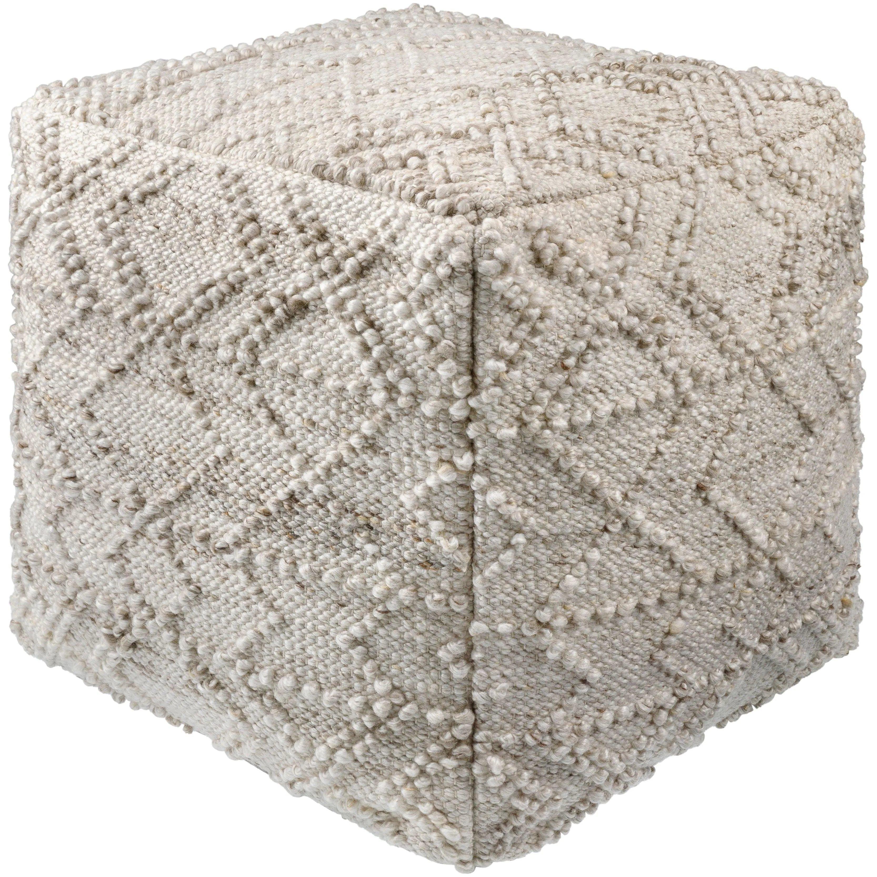 Surya - Chrisley Pouf - HRPF001-181818 - Canada Light Shop