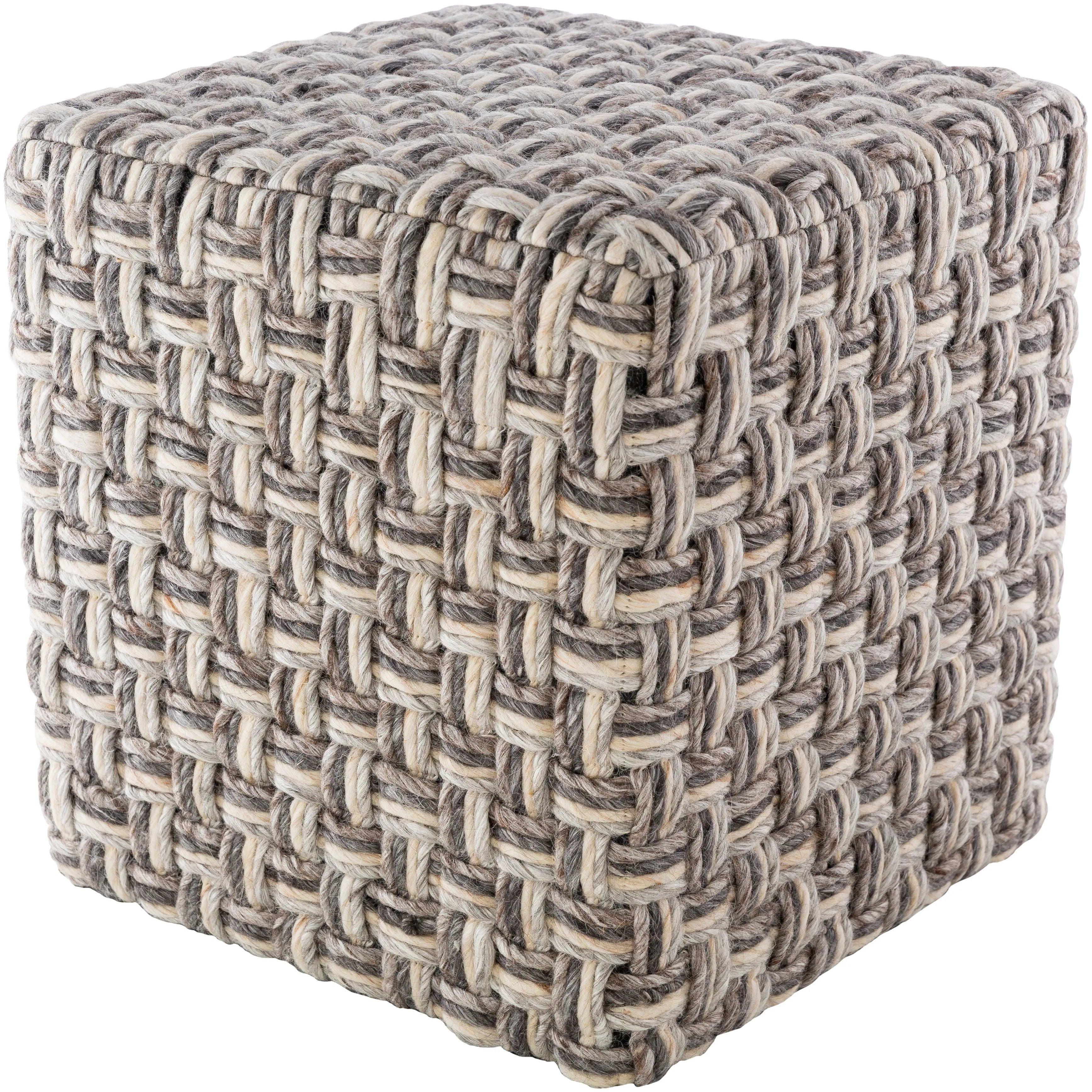 Surya - Cordoba Pouf - CDPF003-181818 - Canada Light Shop