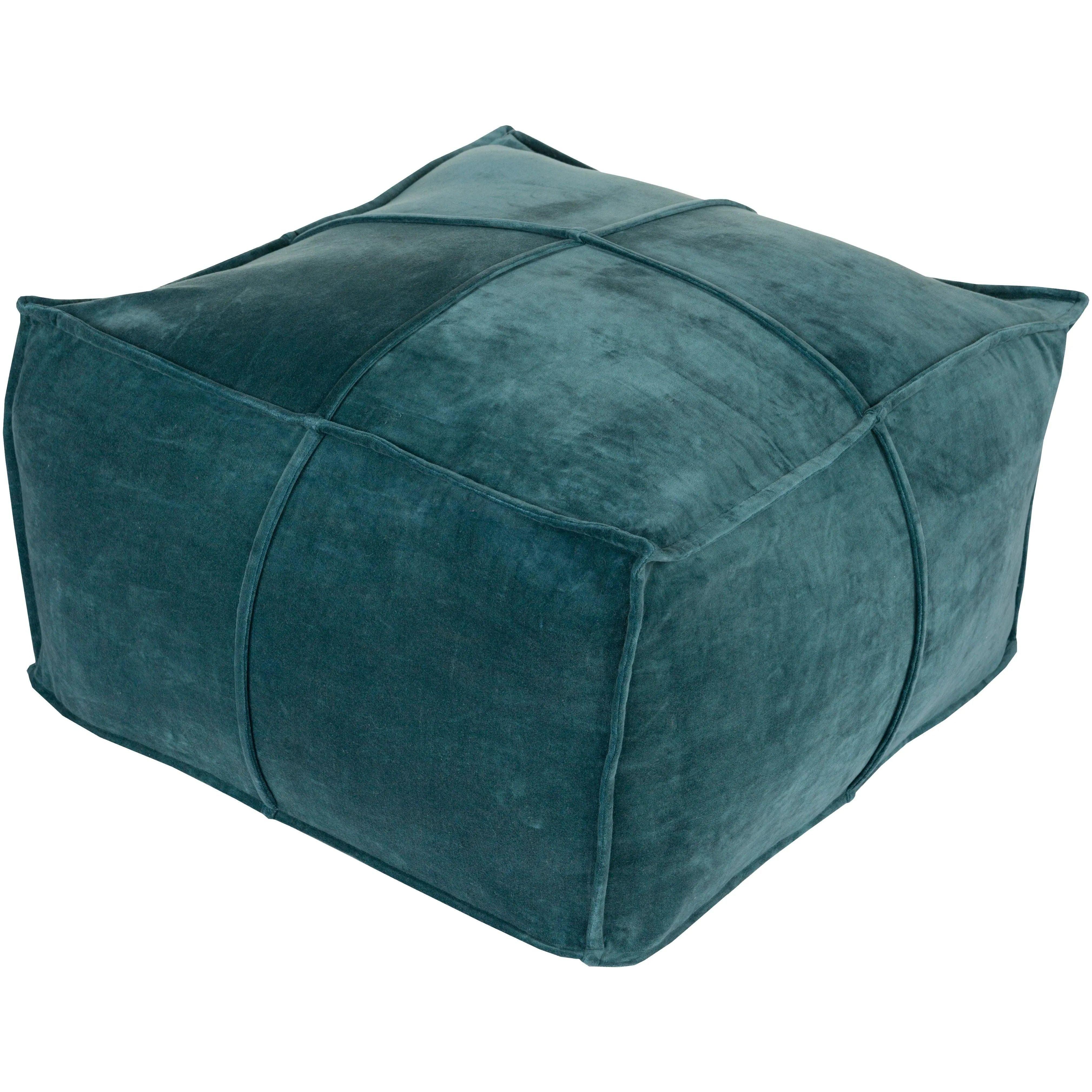 Surya - Cotton Velvet Pouf - CVPF-004 - Canada Light Shop