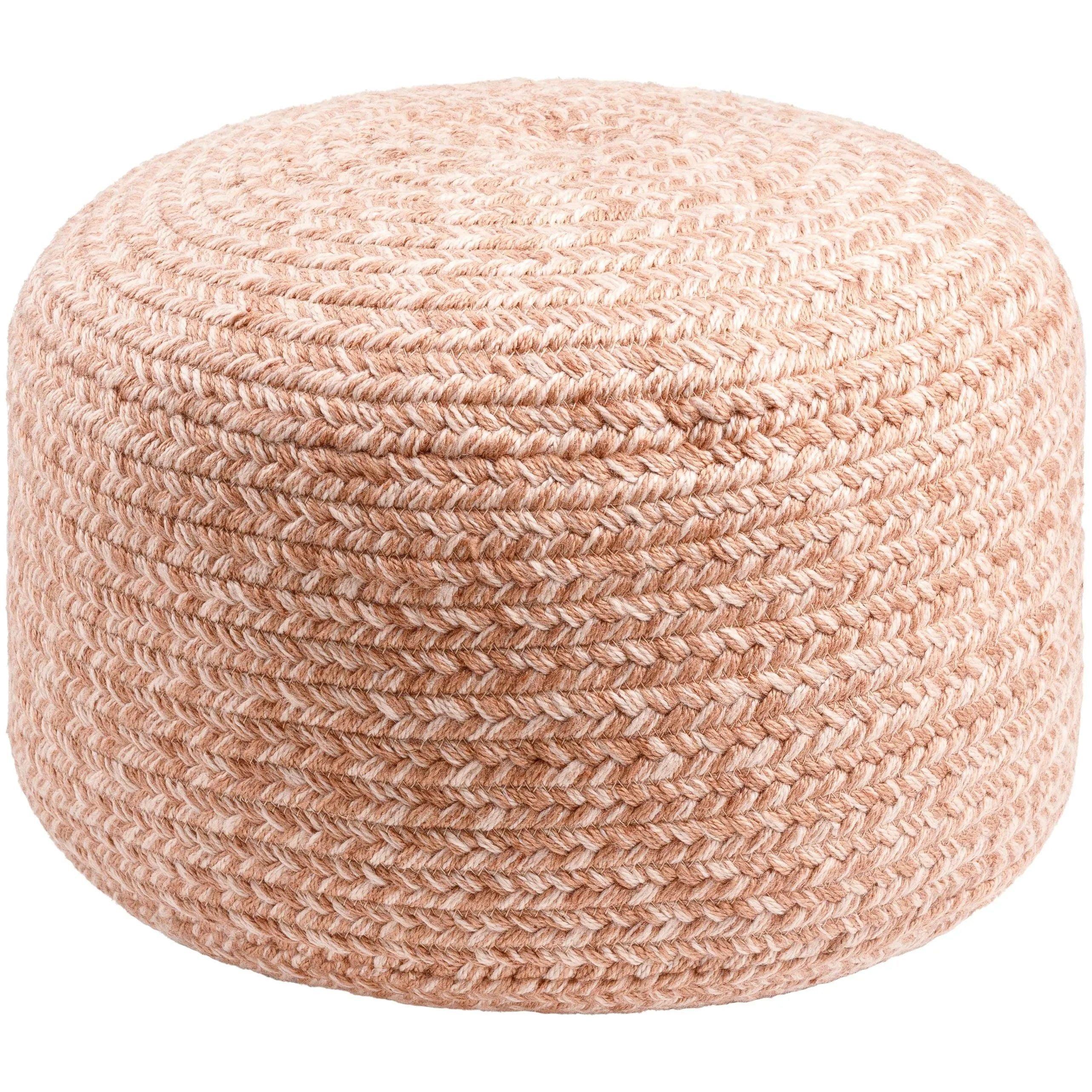 Surya - Entwined Pouf - EDPF001-121717 - Canada Light Shop