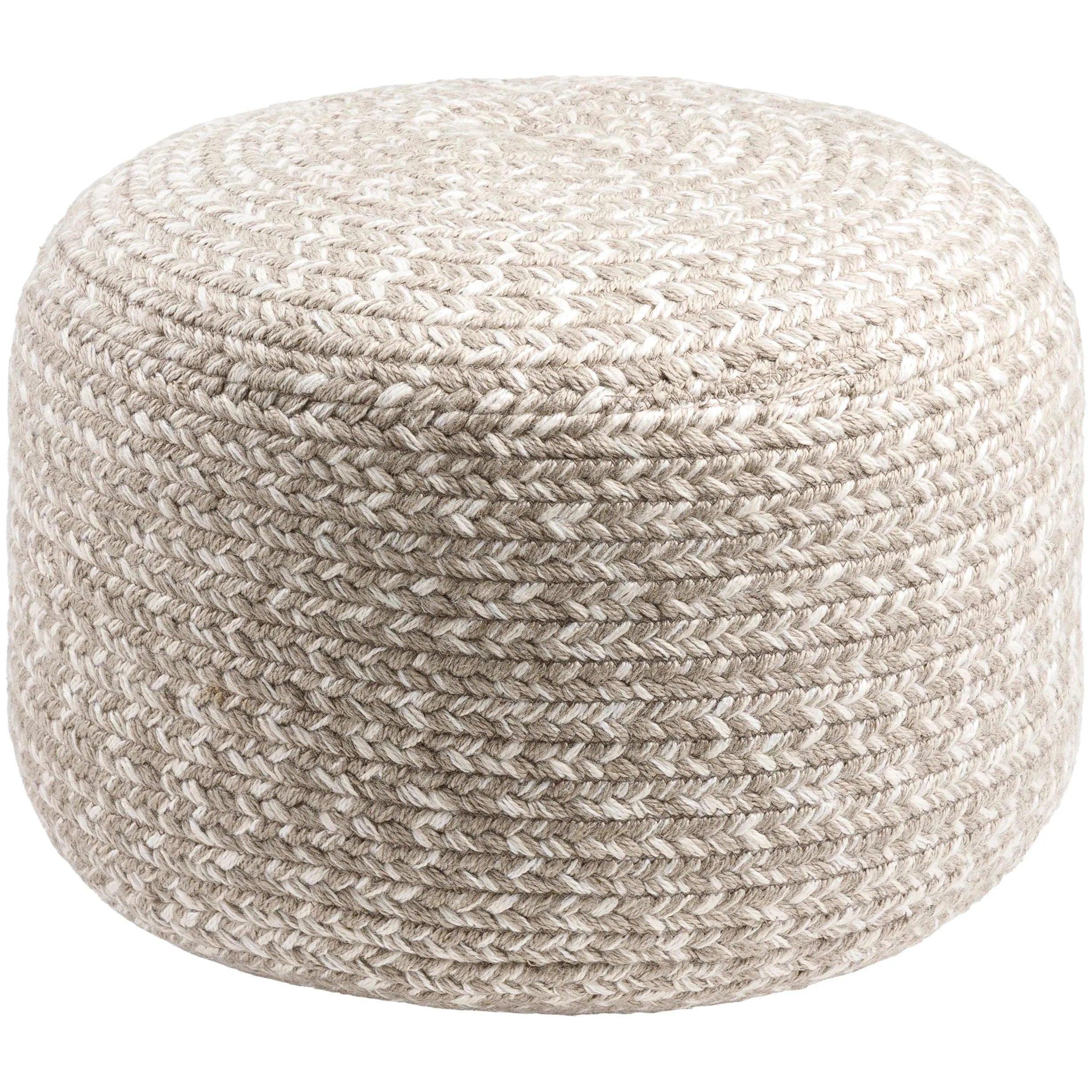Surya - Entwined Pouf - EDPF003-121717 - Canada Light Shop
