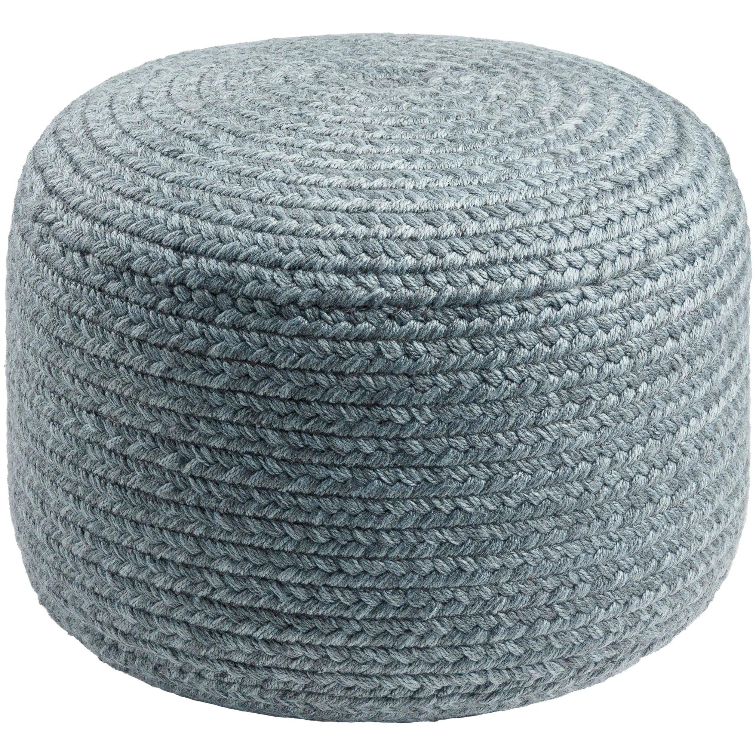 Surya - Entwined Pouf - EDPF005-121717 - Canada Light Shop