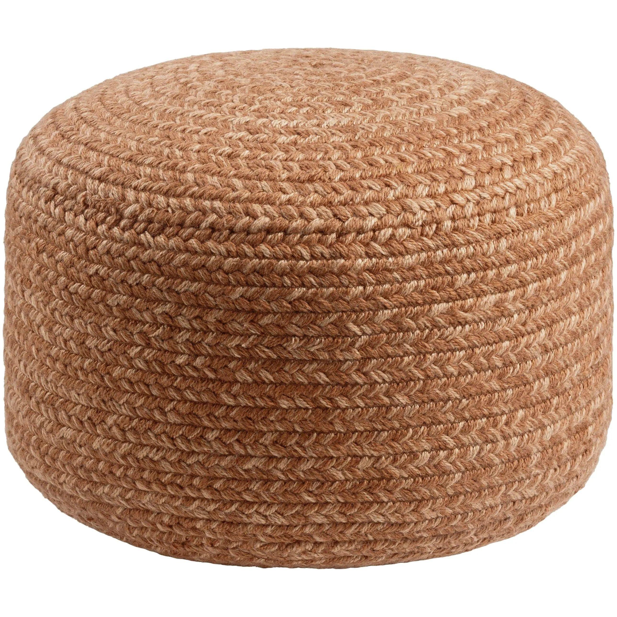 Surya - Entwined Pouf - EDPF006-121717 - Canada Light Shop