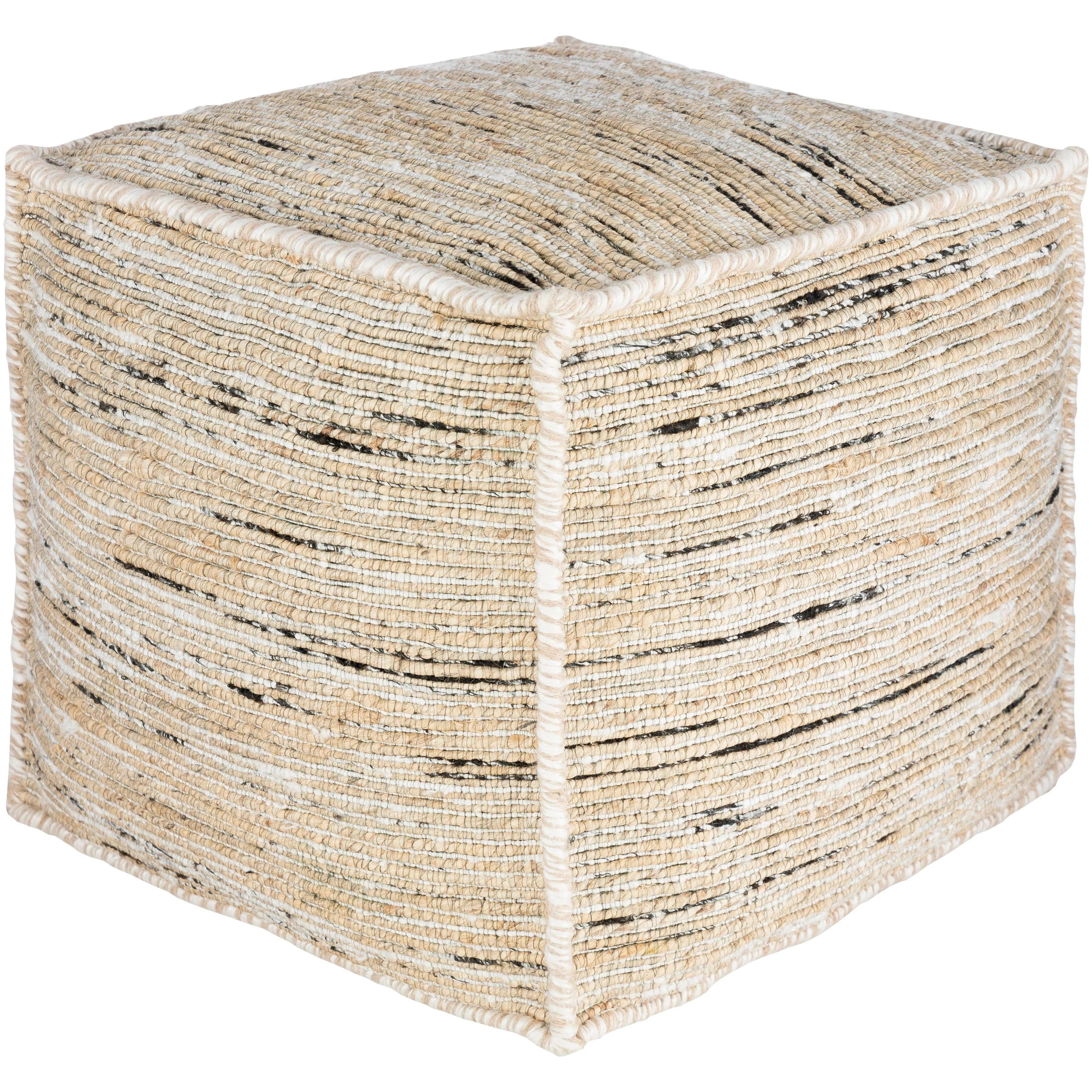 Surya - Esperanza Pouf - EZPF001-181818 - Canada Light Shop