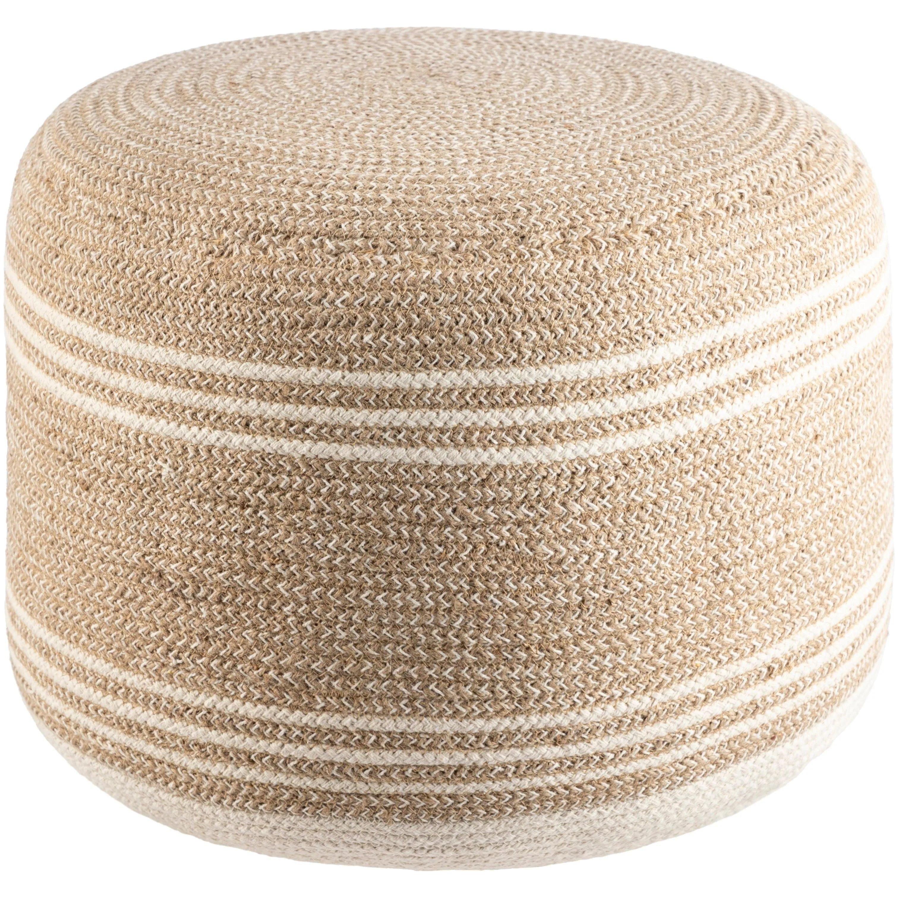 Surya - Frankfurt Pouf - FFPF001-141818 - Canada Light Shop