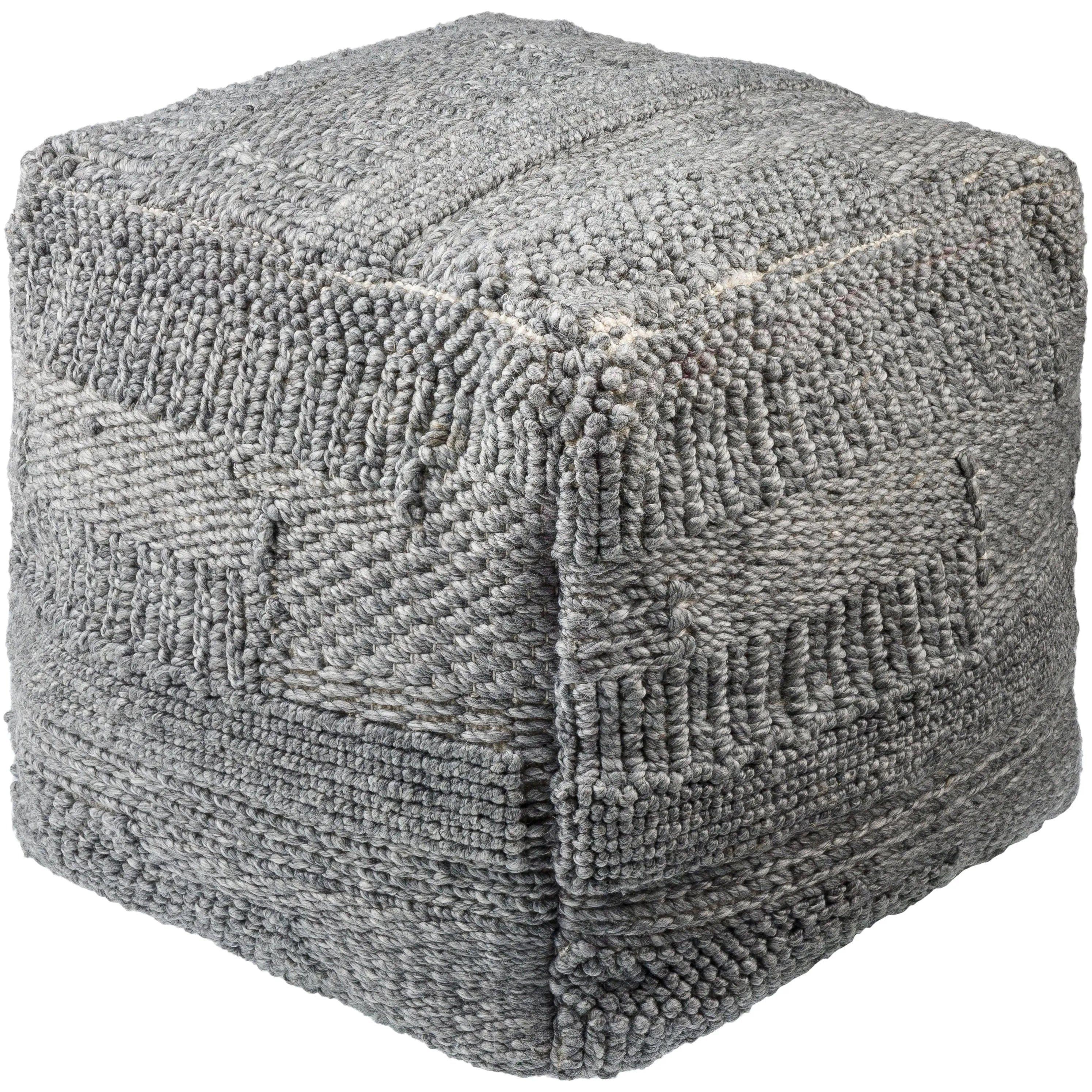Surya - Gabon Pouf - GNPF001-181818 - Canada Light Shop