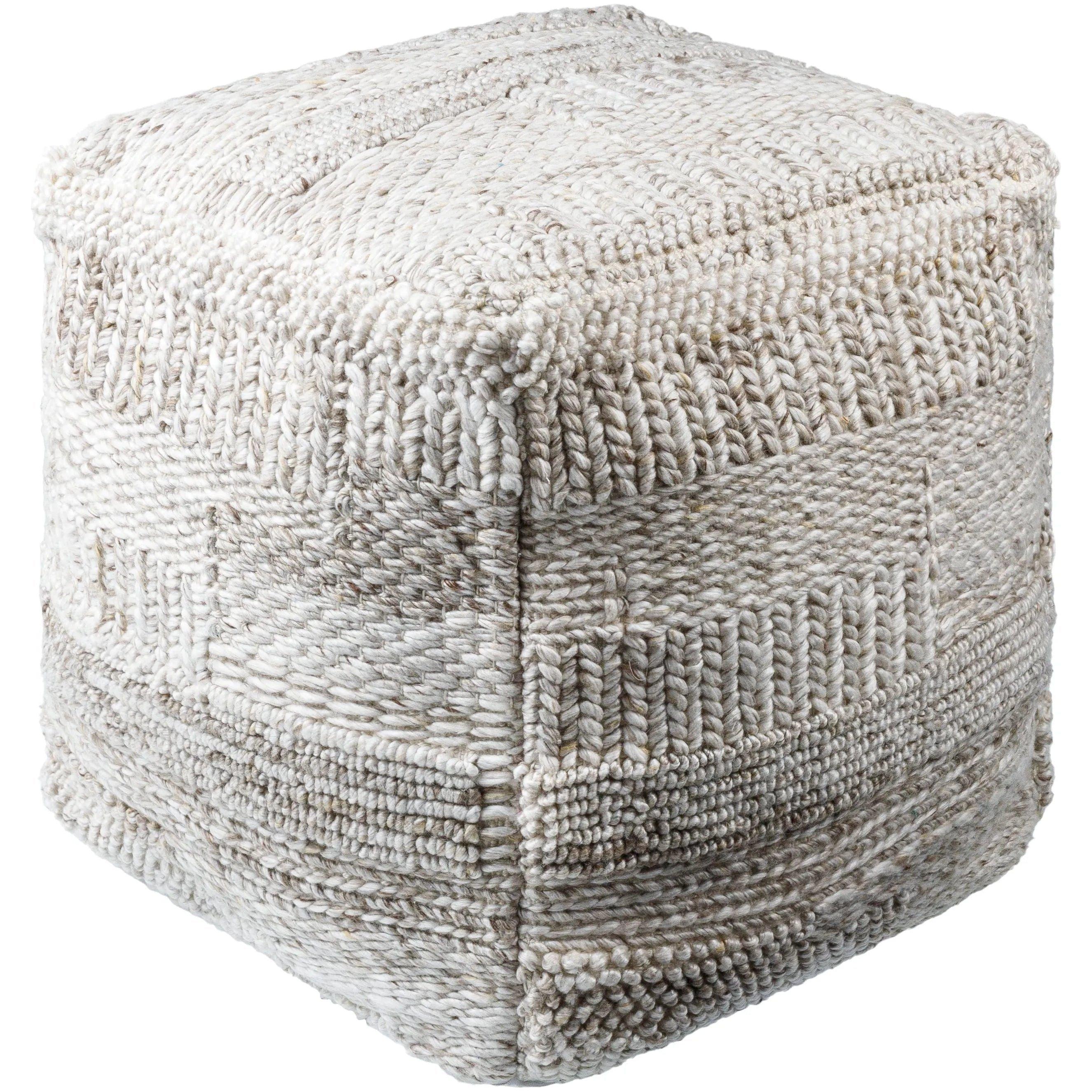 Surya - Gabon Pouf - GNPF002-181818 - Canada Light Shop