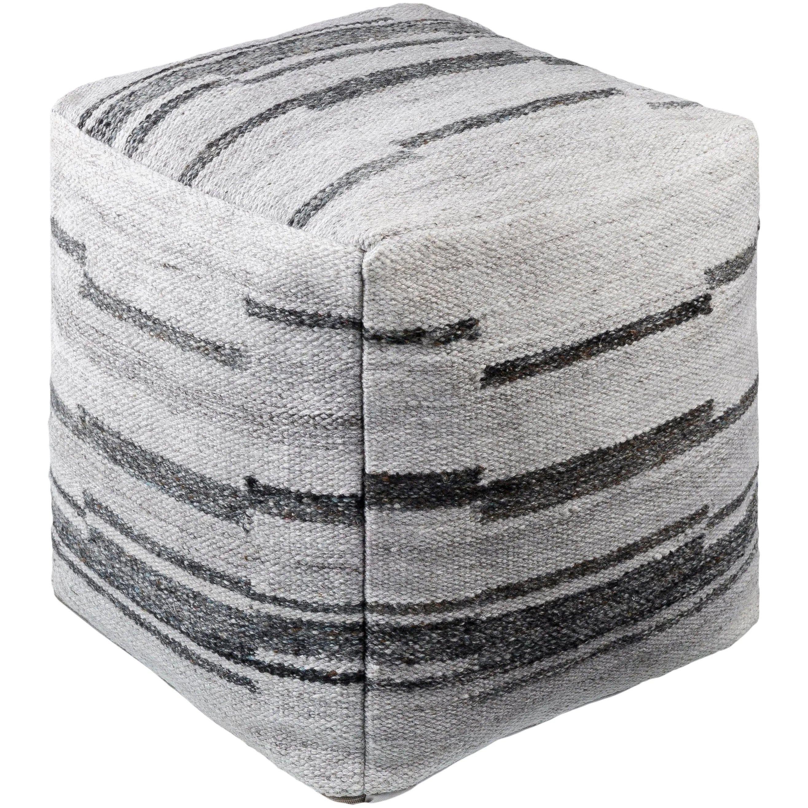Surya - Guinea Pouf - GUPF001-181818 - Canada Light Shop