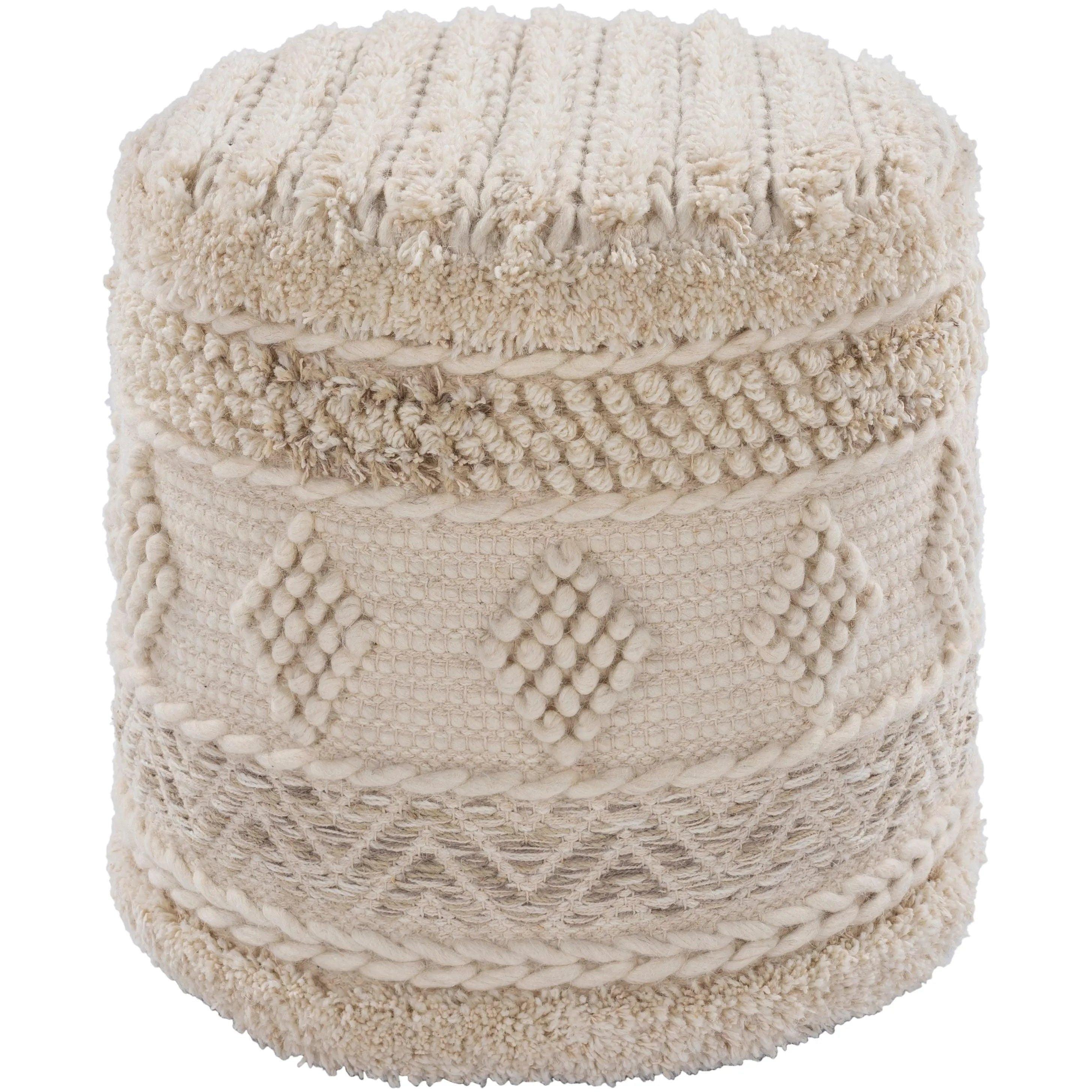 Surya - Hilna Pouf - HNPF001-181816 - Canada Light Shop