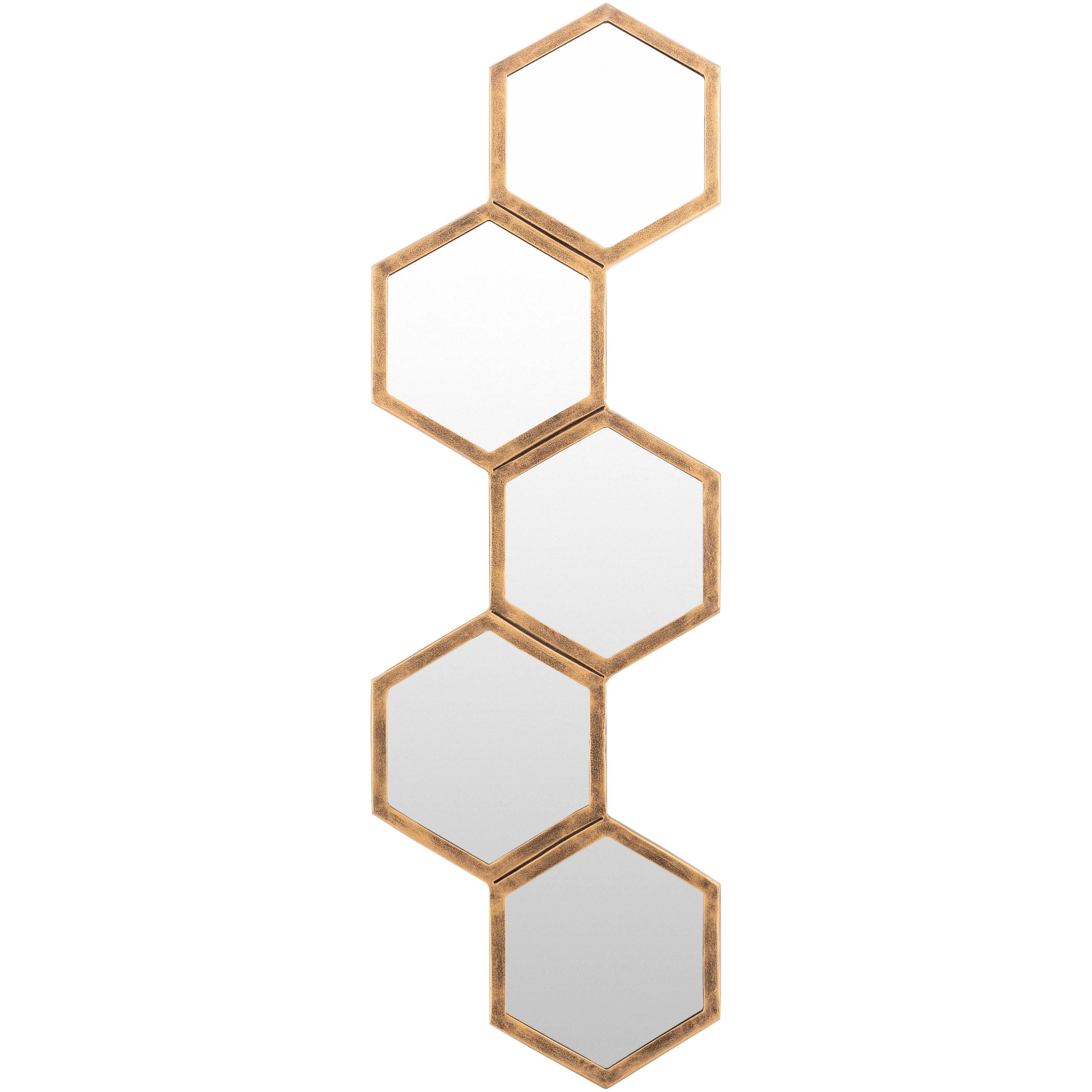 Surya - Honeycomb Mirror - HNY001-1135 - Canada Light Shop
