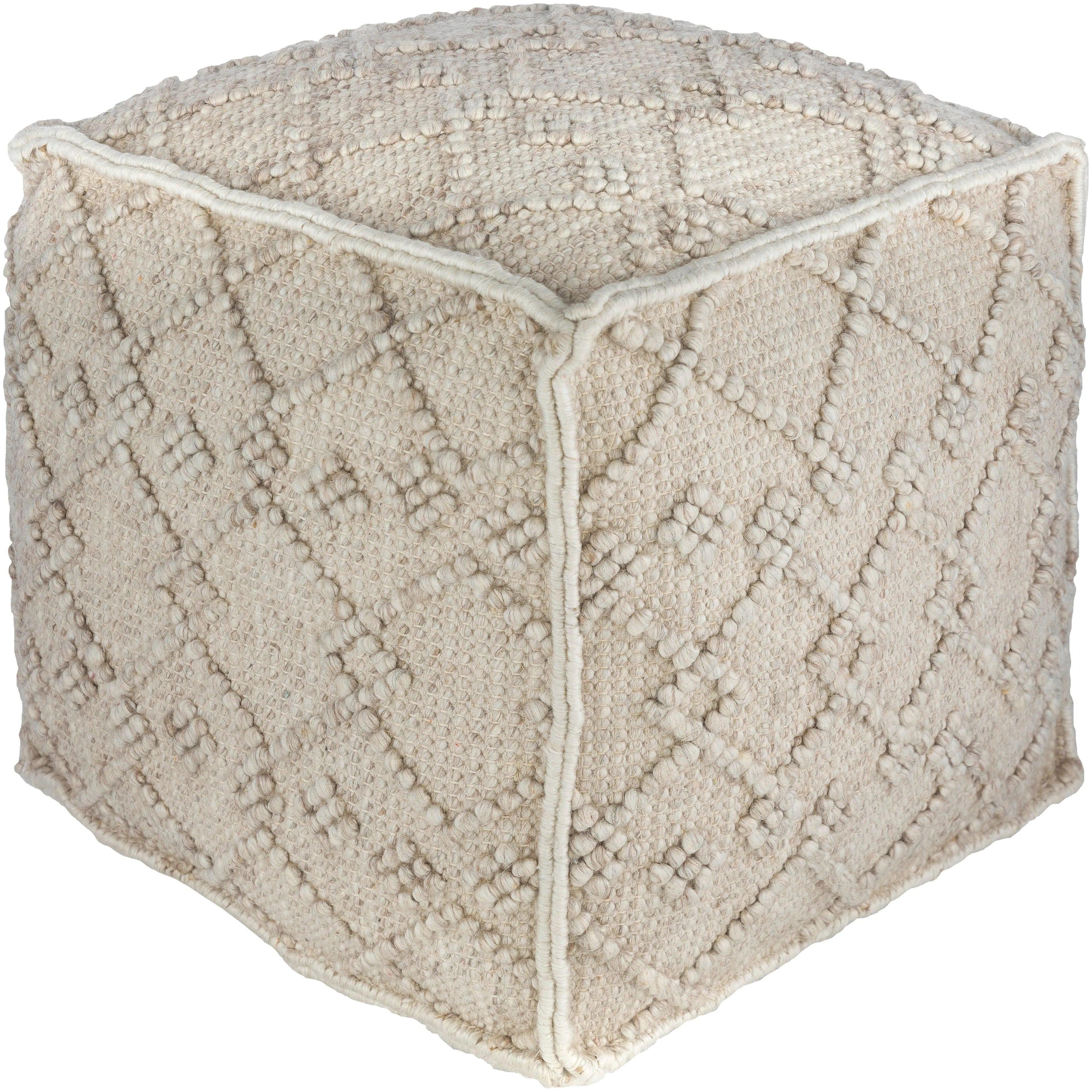 Surya - Hygge Pouf - HGPF002-181818 - Canada Light Shop