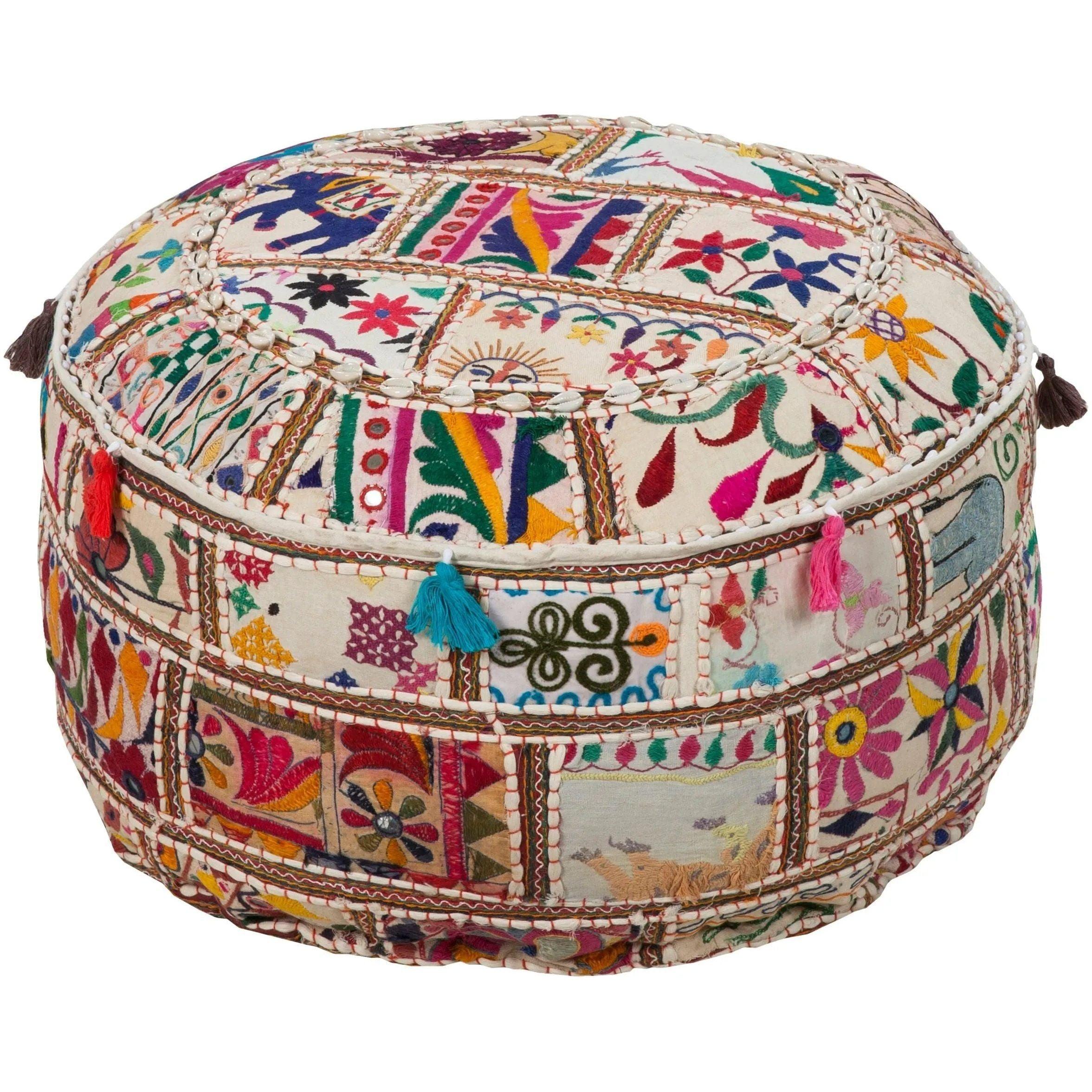Surya - Karma Pouf - POUF-92 - Canada Light Shop