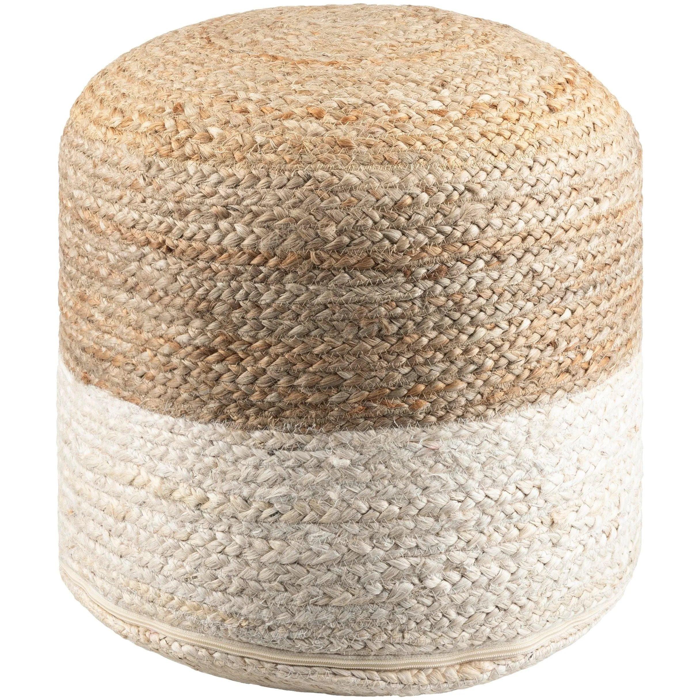 Surya - Kona Pouf KOPF001 - KOPF001-181814 - Canada Light Shop