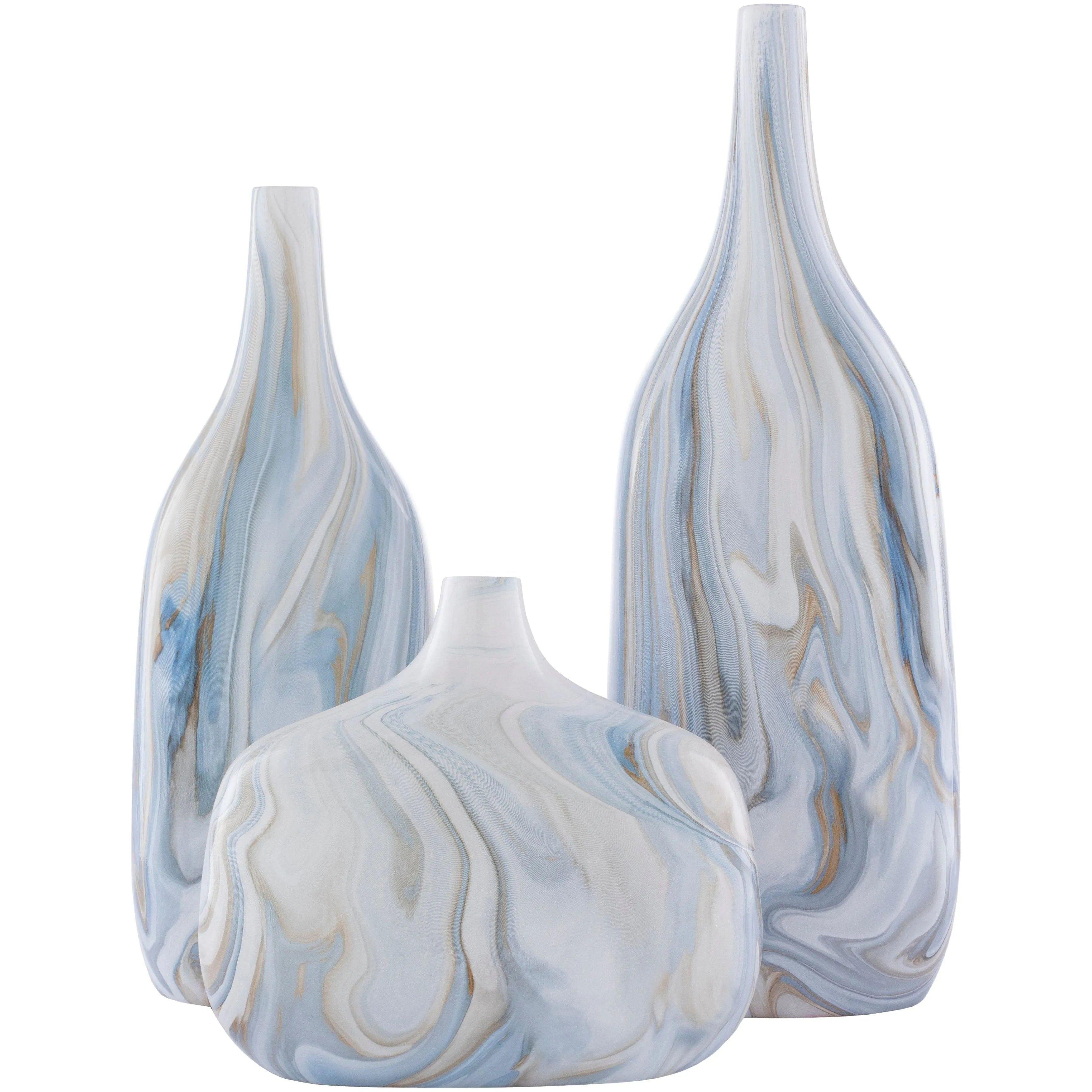 Surya - Marble Vase - MBL001-SET - Canada Light Shop