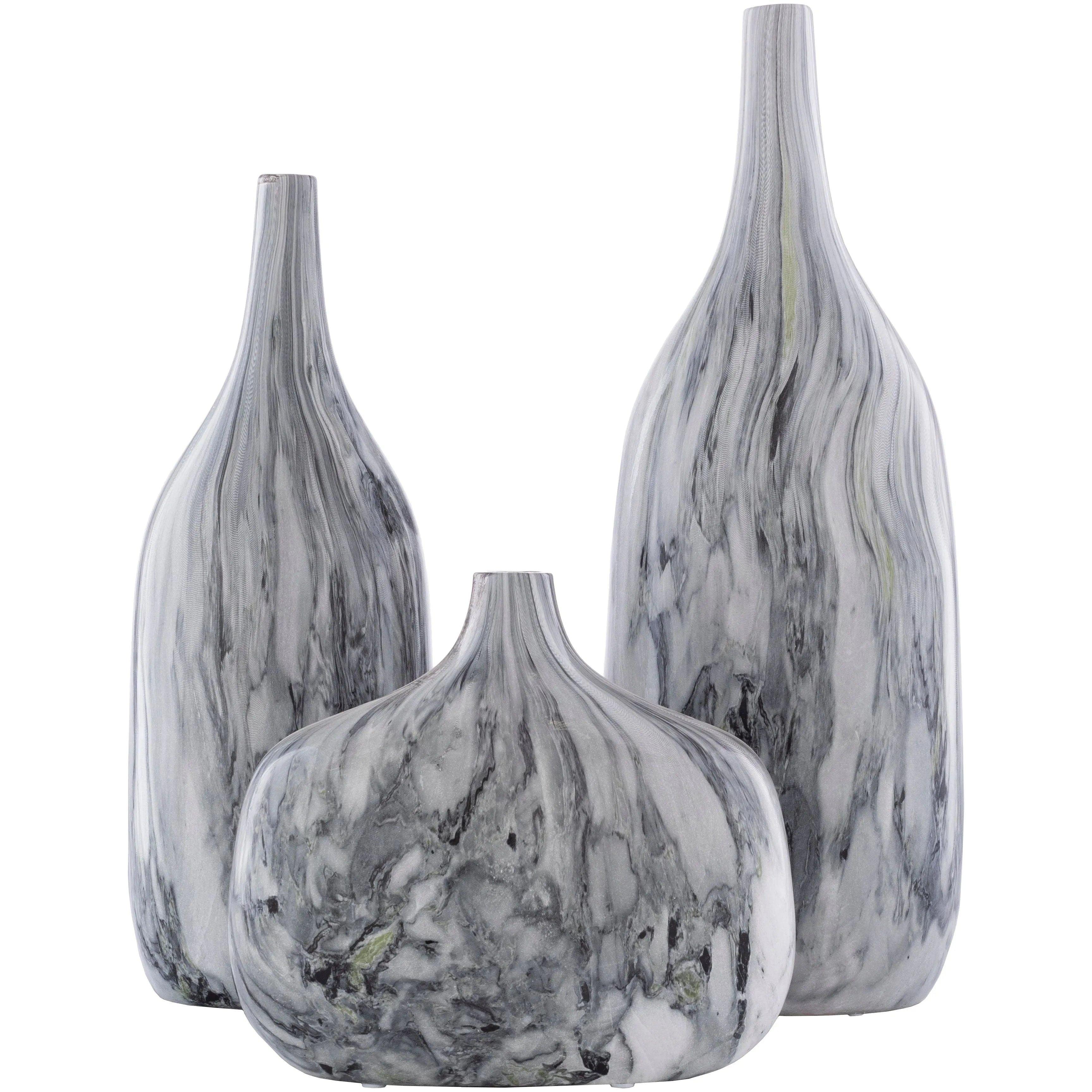 Surya - Marble Vase - MBL003-SET - Canada Light Shop