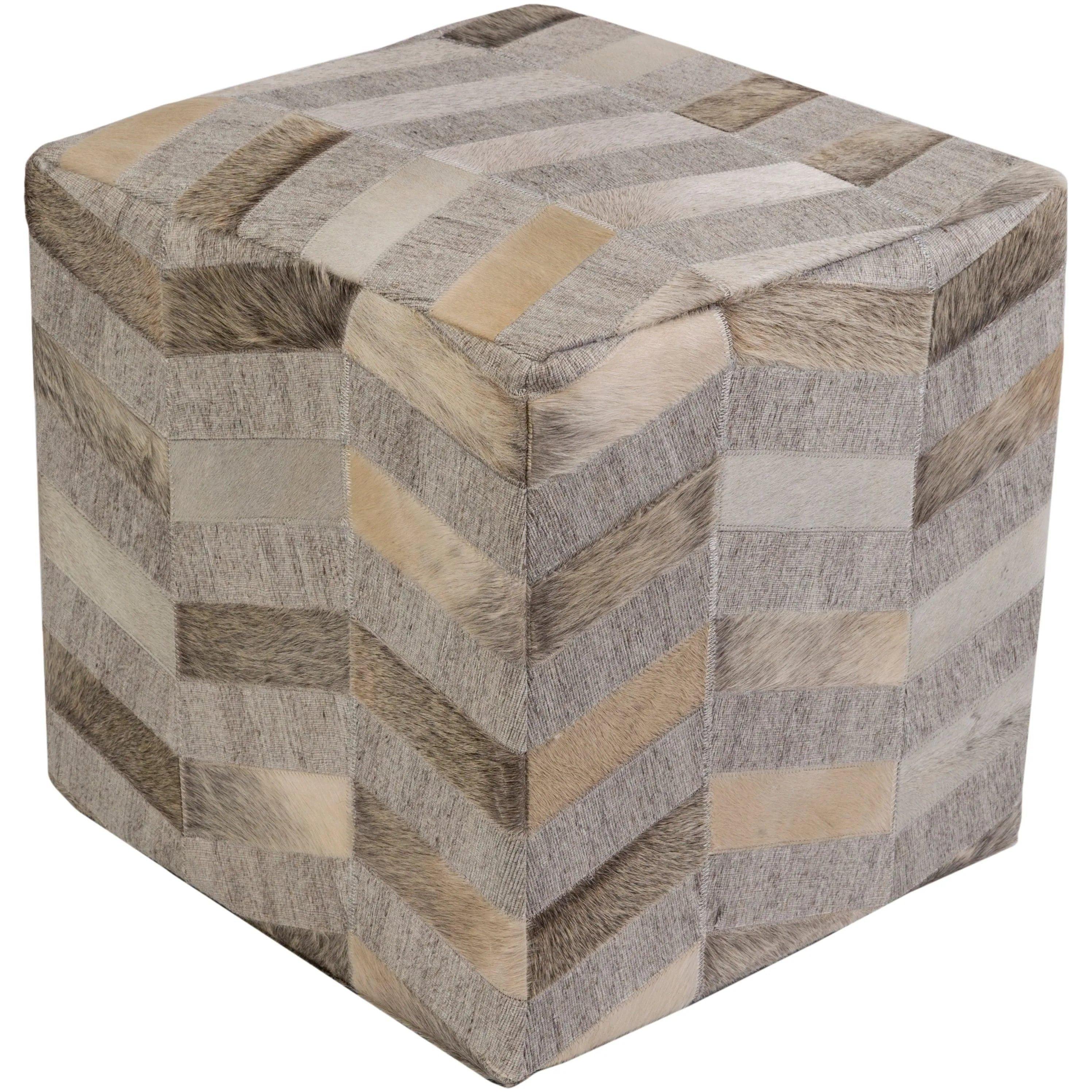 Surya - Medora Ottoman - MDPF001-181818 - Canada Light Shop