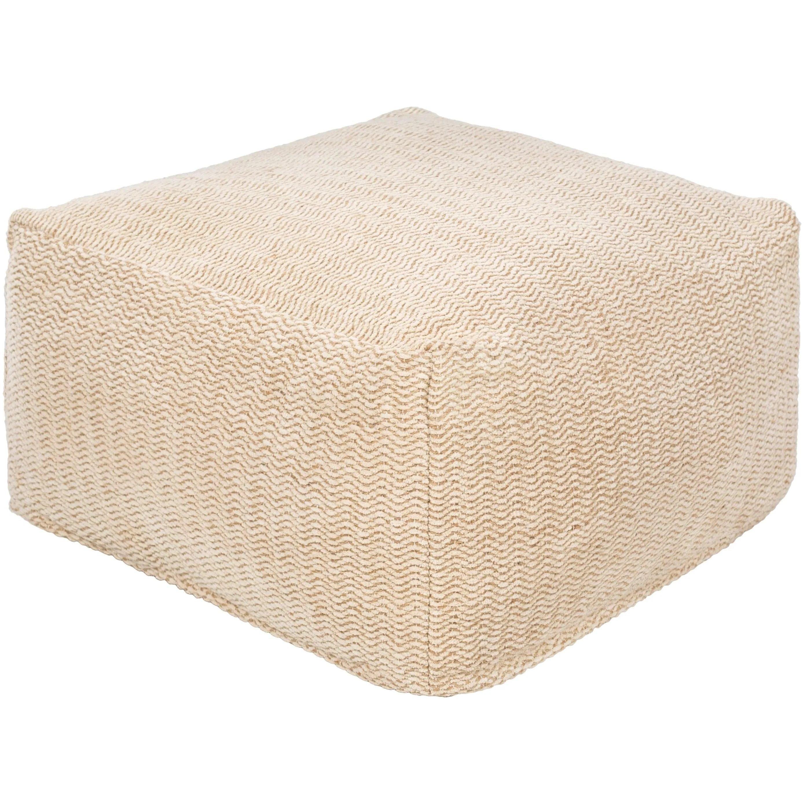 Surya - Palmetto Pouf - PMPF001-242413 - Canada Light Shop
