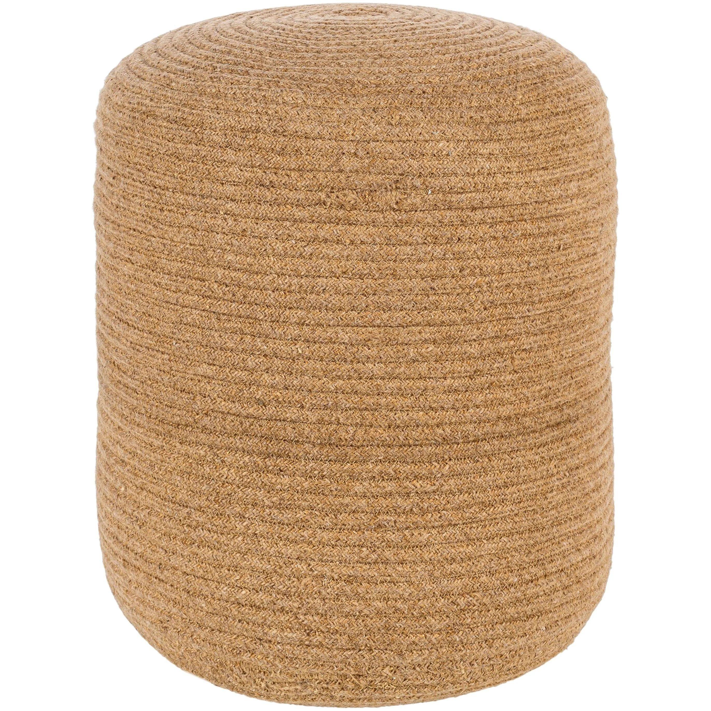 Surya - Poppy Pouf - OPPF004-161616 - Canada Light Shop