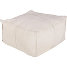 Surya - Solid Linen Pouf - SLPH-001 - Canada Light Shop