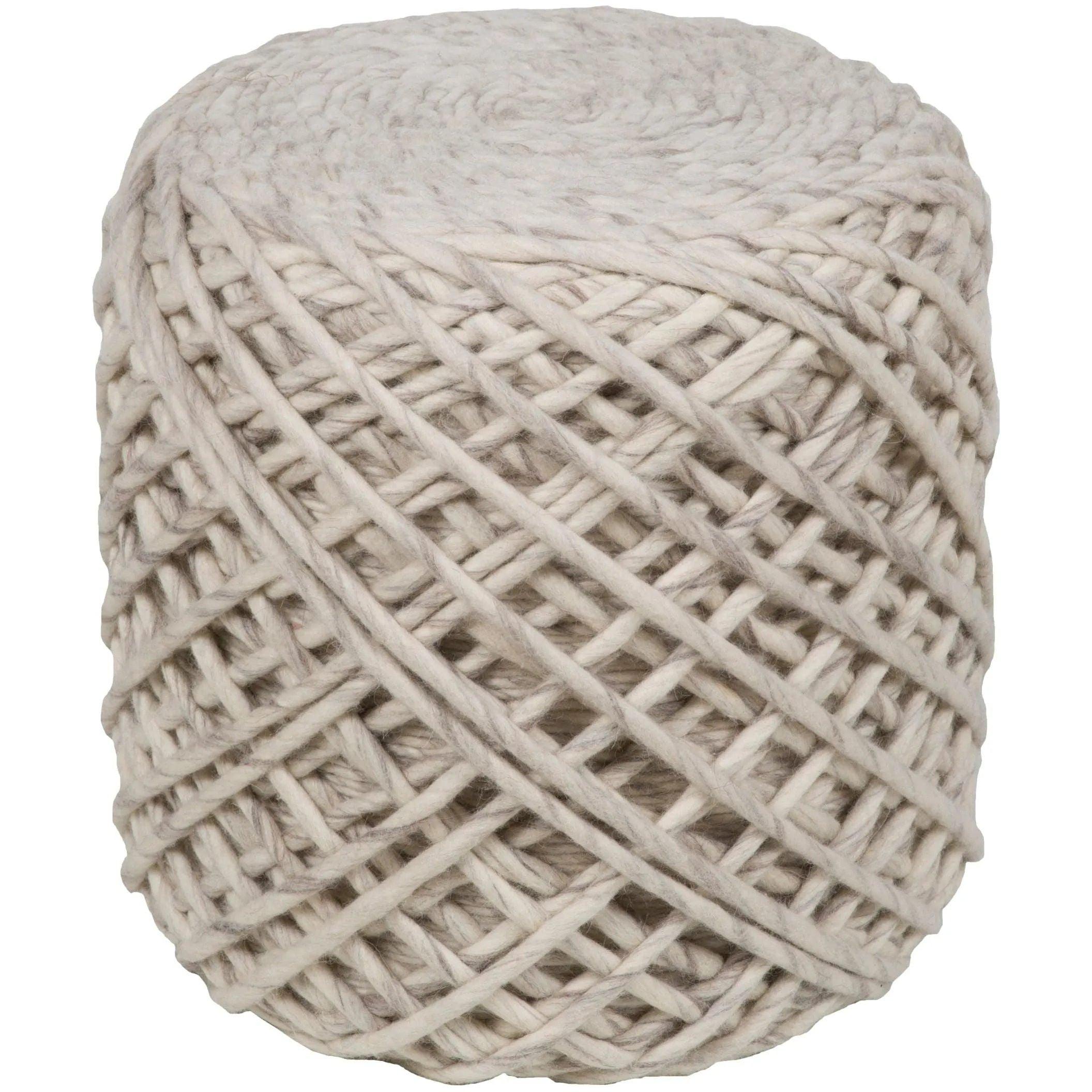 Surya - Yukon Pouf - YKN001-161618 - Canada Light Shop
