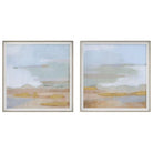 The Uttermost - Abstract Coastline Framed Prints - Set of 2 - 41468 - Canada Light Shop