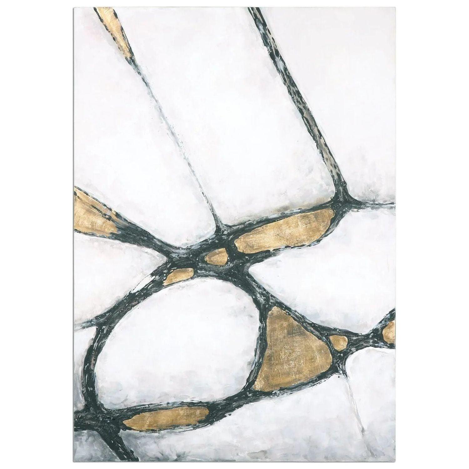 The Uttermost - Abstract In Gold And Black Wall Art - 34352 - Canada Light Shop