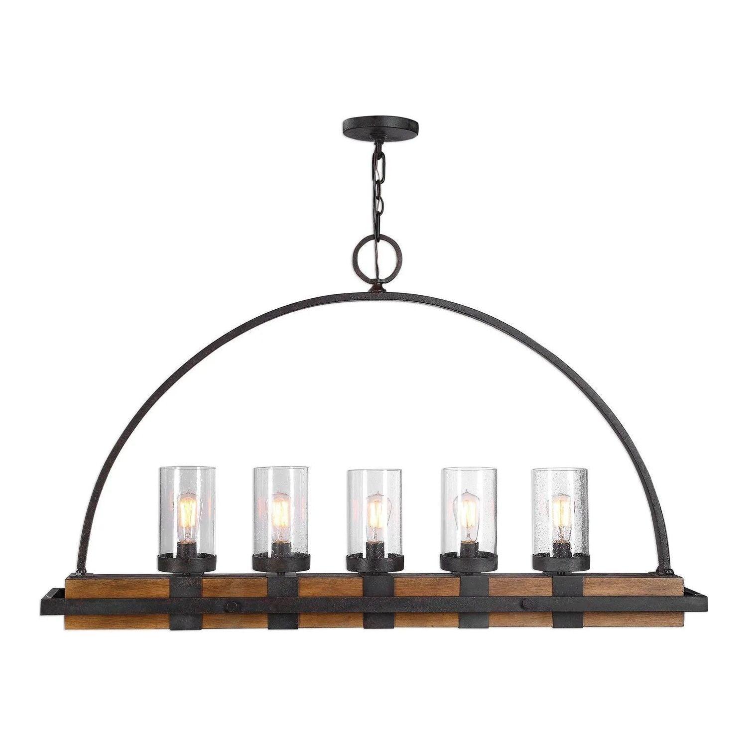 The Uttermost - Atwood Linear Chandelier - 21328 - Canada Light Shop