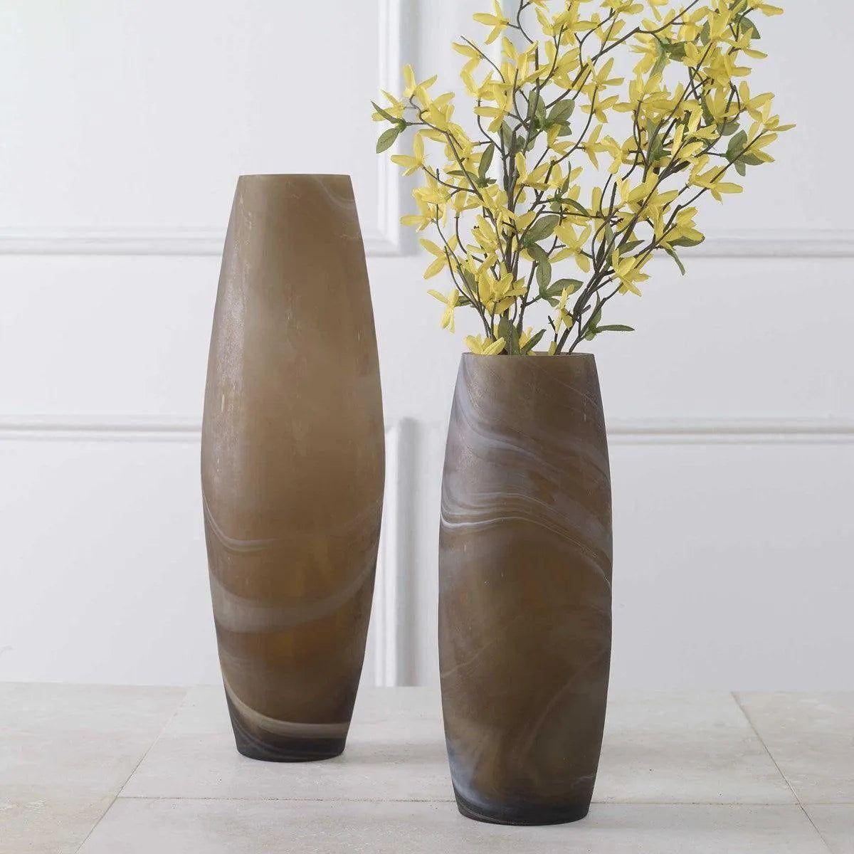 The Uttermost - Delicate Swirl Vases - 18069 - Canada Light Shop