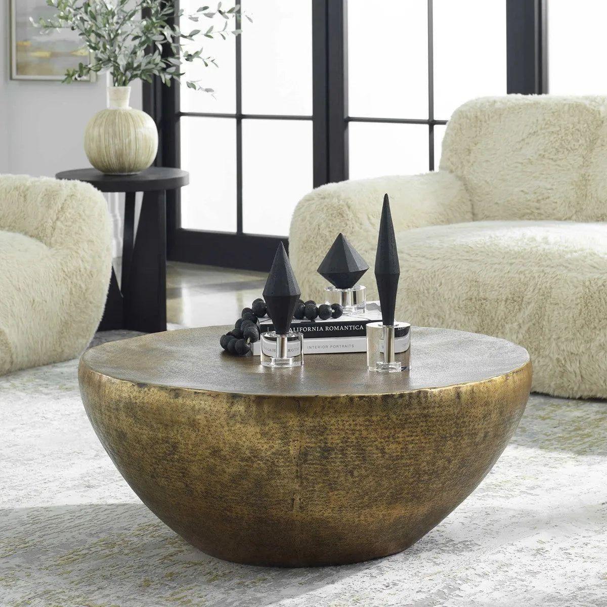 The Uttermost - Gilded Dome Coffee Table - 22990 - Canada Light Shop