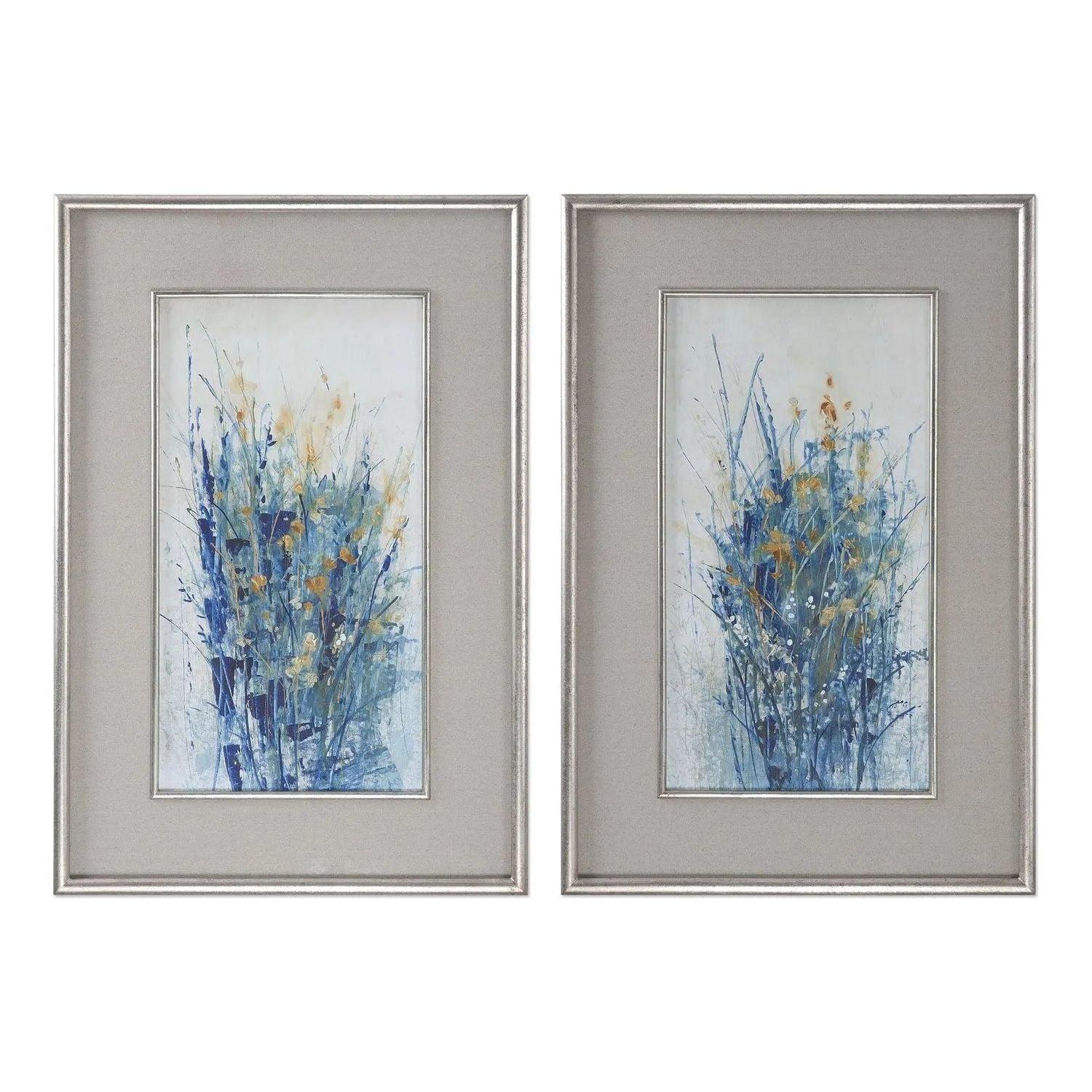 The Uttermost - Indigo Florals Wall Art - 41558 - Canada Light Shop
