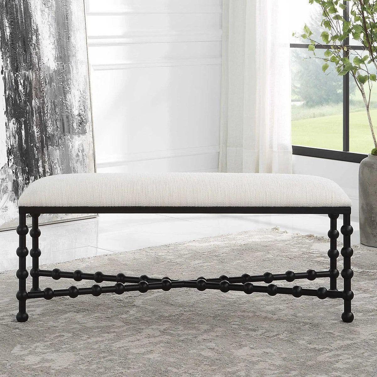 The Uttermost - Iron Drops Bench - 23756 - Canada Light Shop