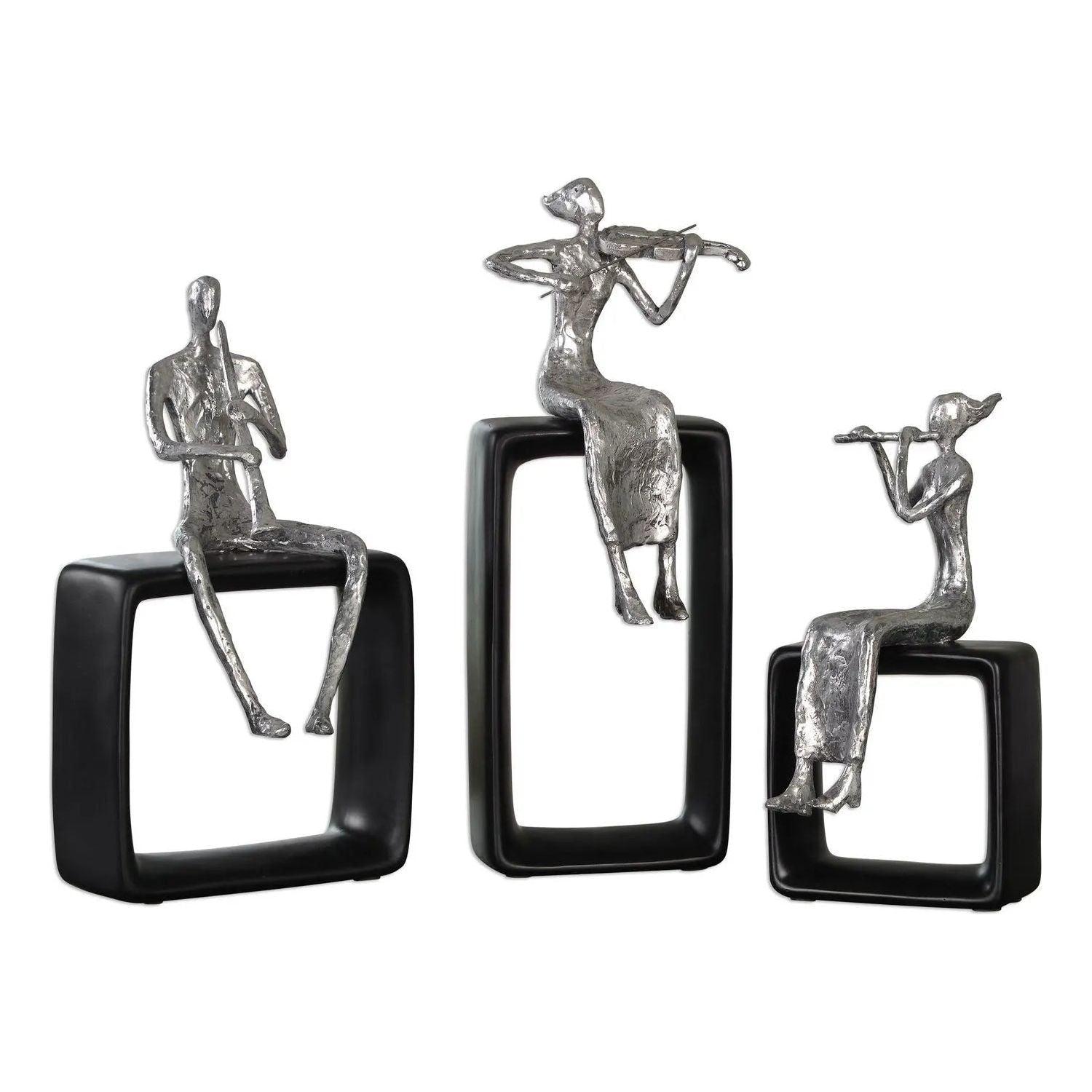 The Uttermost - Musical Ensemble Statues - Set of 3 - 20062 - Canada Light Shop