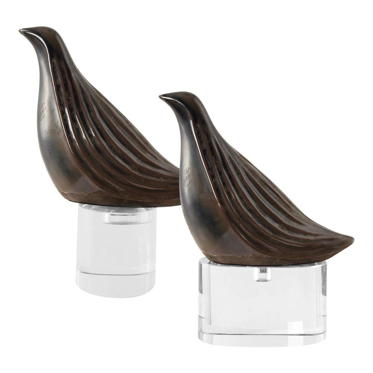 The Uttermost - Nesting Bird Sculptures - Set of 2 - 18144 - Canada Light Shop