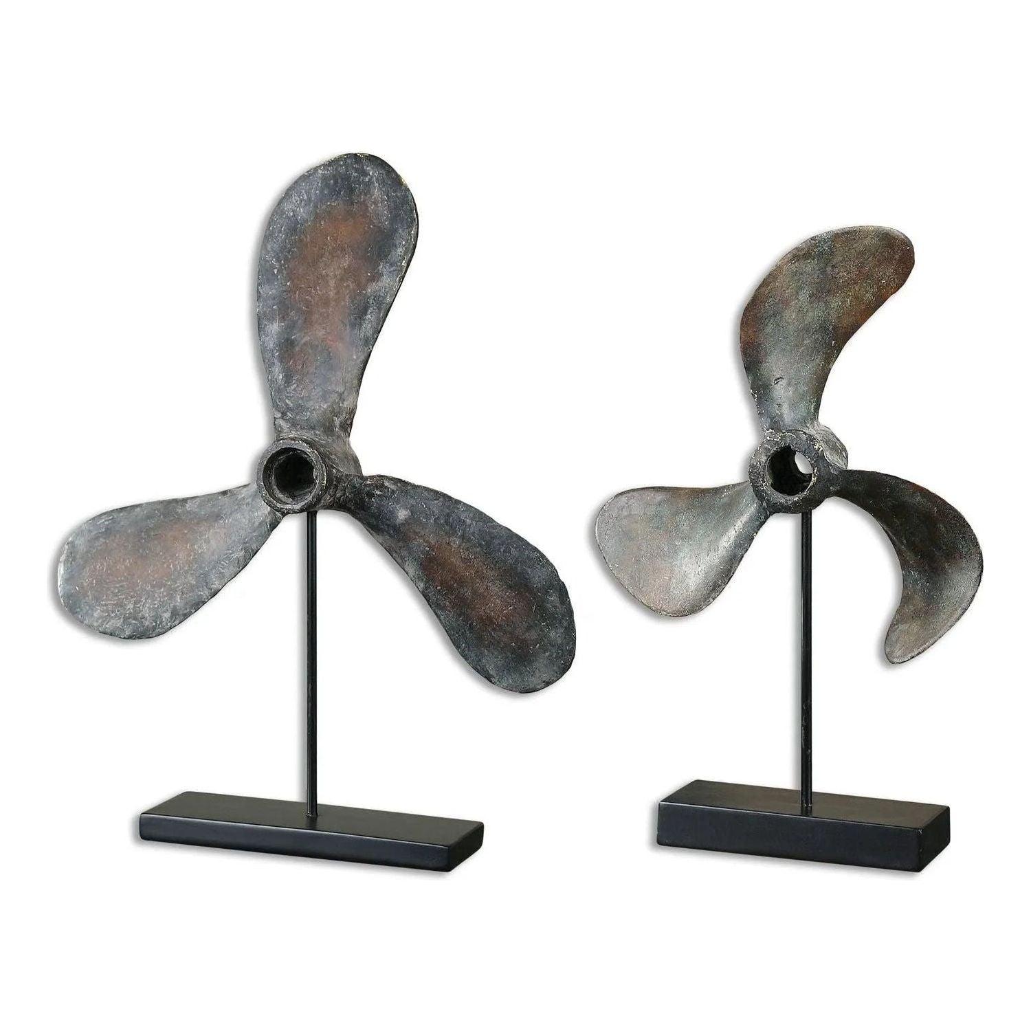 The Uttermost - Propellers Sculpture, Set/2 - 19947 - Canada Light Shop