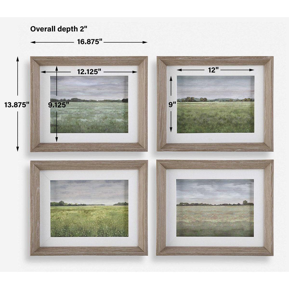 The Uttermost - Quiet Meadows Framed Prints, S/4 - 32317 - Canada Light Shop