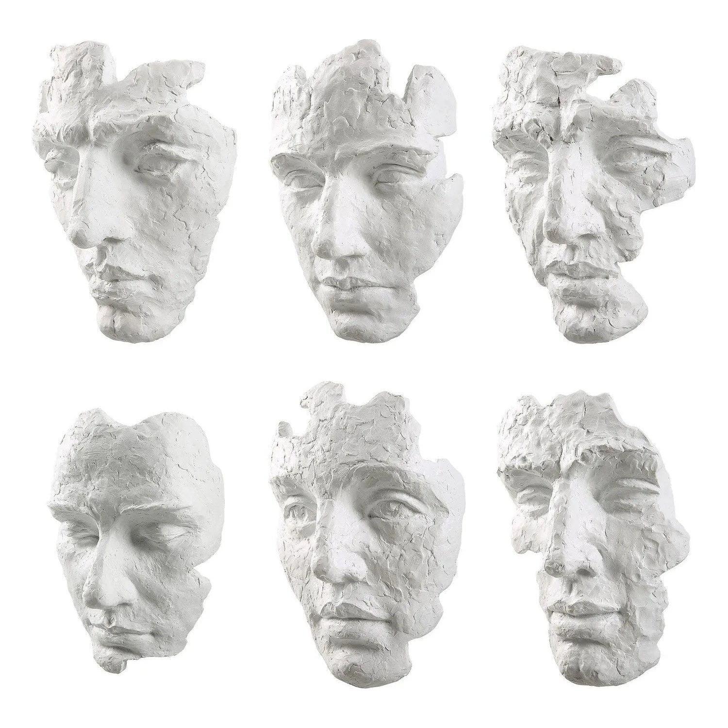 The Uttermost - Self-Portrait Wall Decor, Set/6 - 04358 - Canada Light Shop