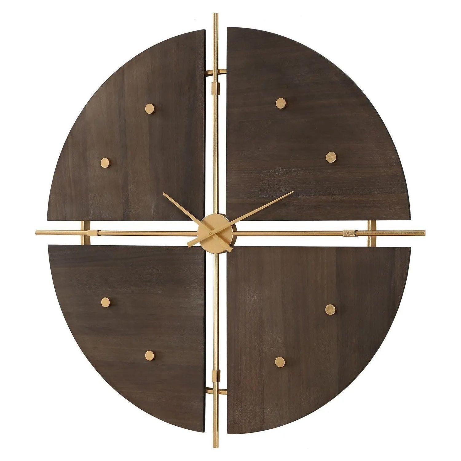 The Uttermost - Walnut Elegance Wall Clock - 06465 - Canada Light Shop