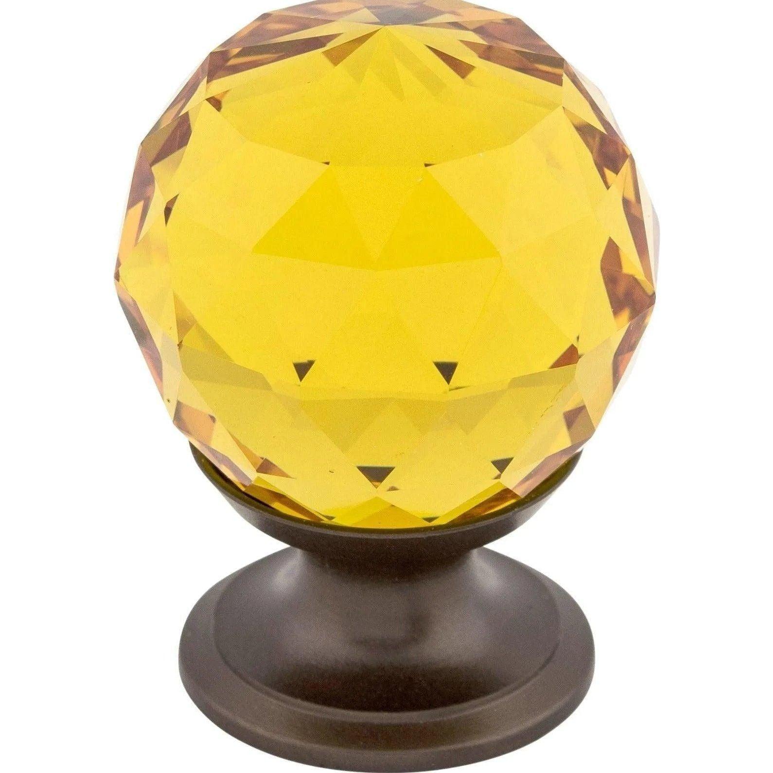 Top Knobs - Amber Crystal Knob - TK111ORB - Canada Light Shop