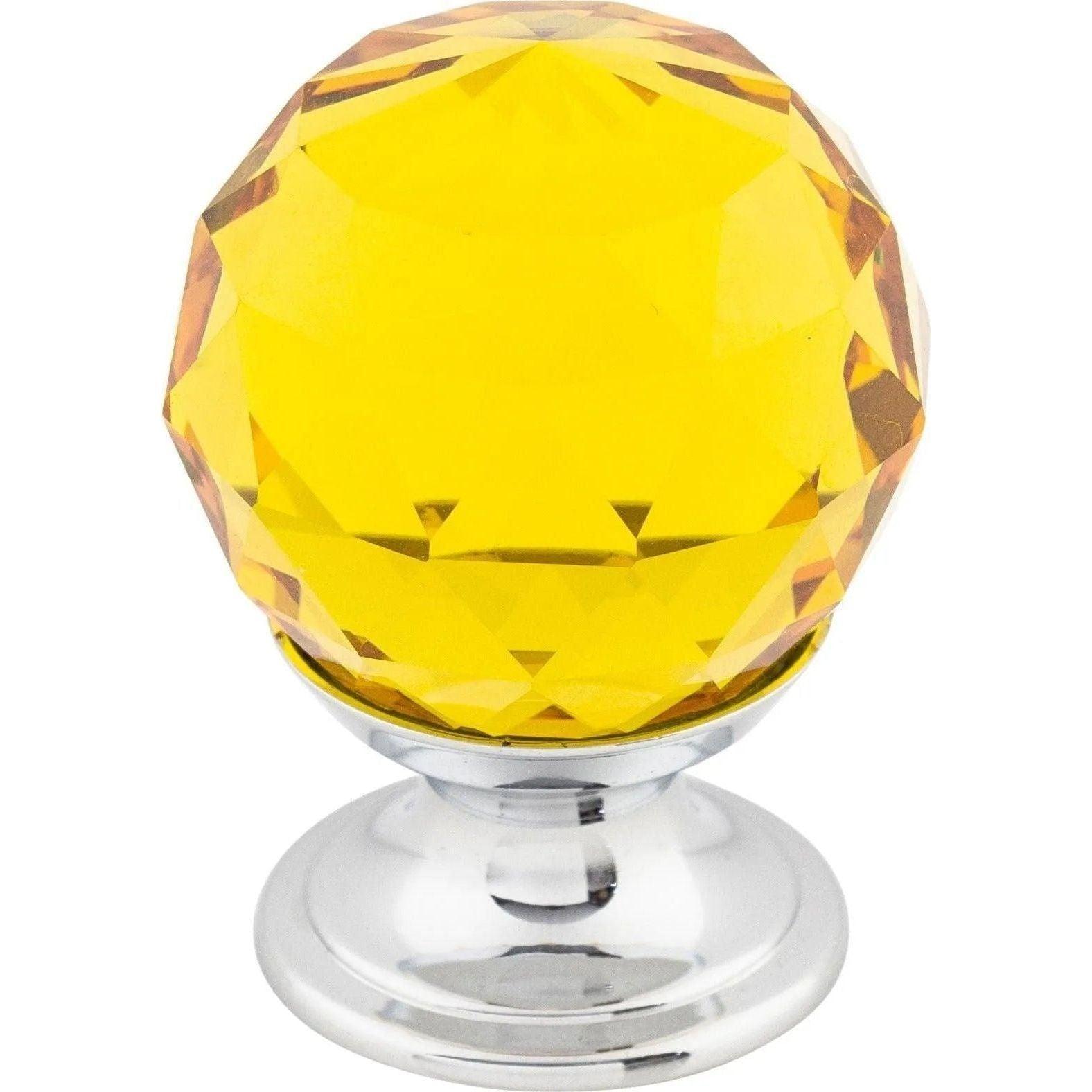 Top Knobs - Amber Crystal Knob - TK111PC - Canada Light Shop