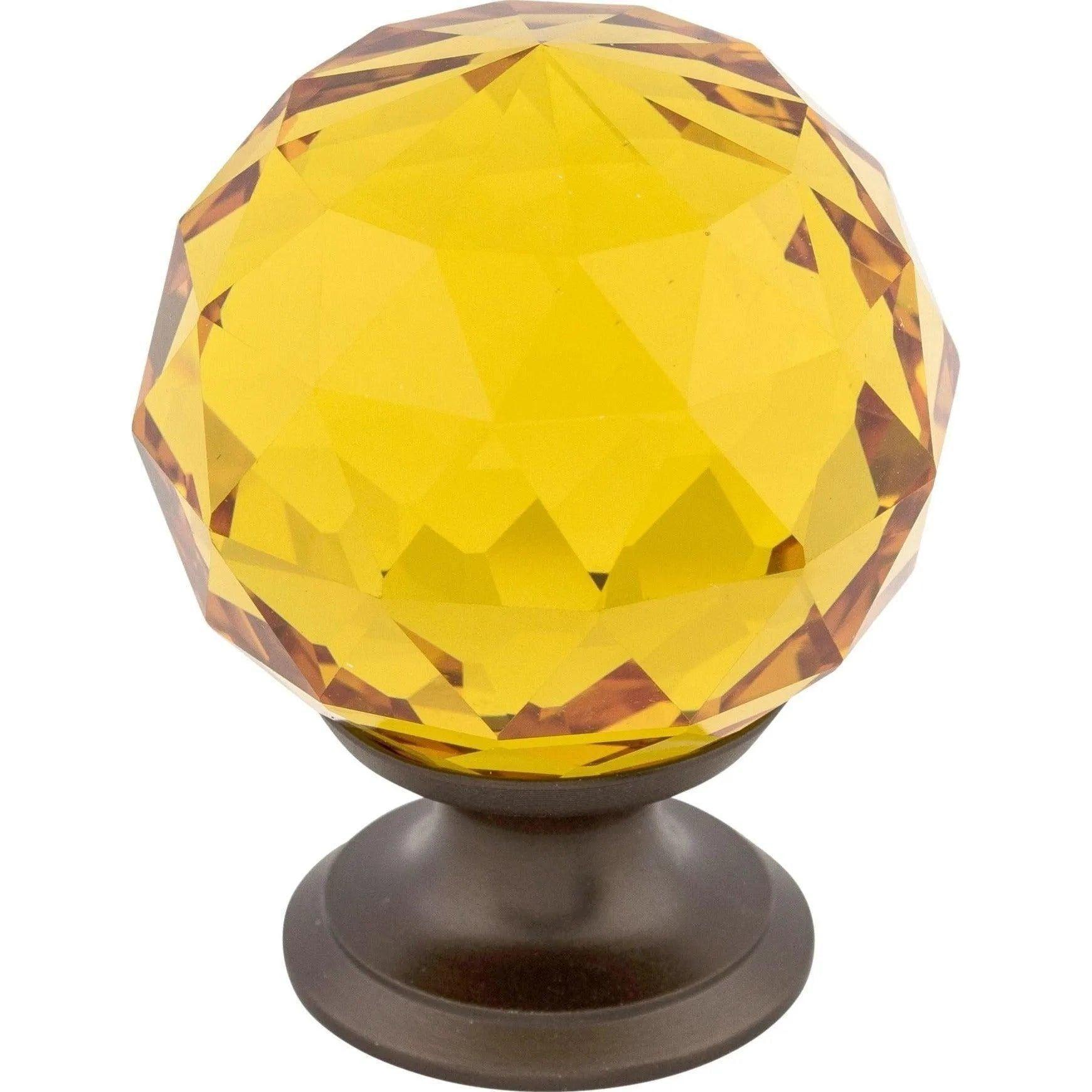 Top Knobs - Amber Crystal Knob - TK112ORB - Canada Light Shop