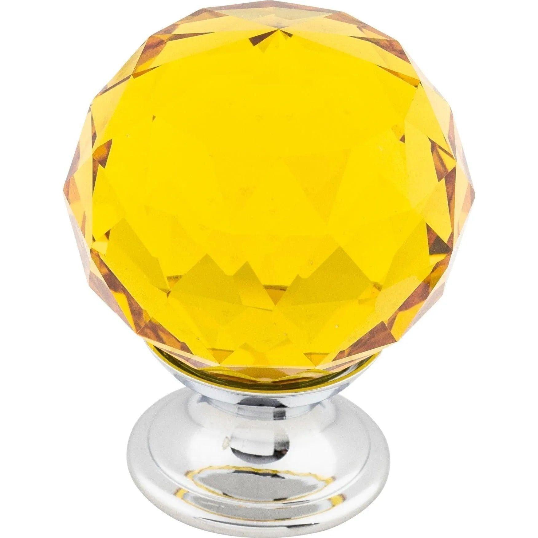 Top Knobs - Amber Crystal Knob - TK112PC - Canada Light Shop