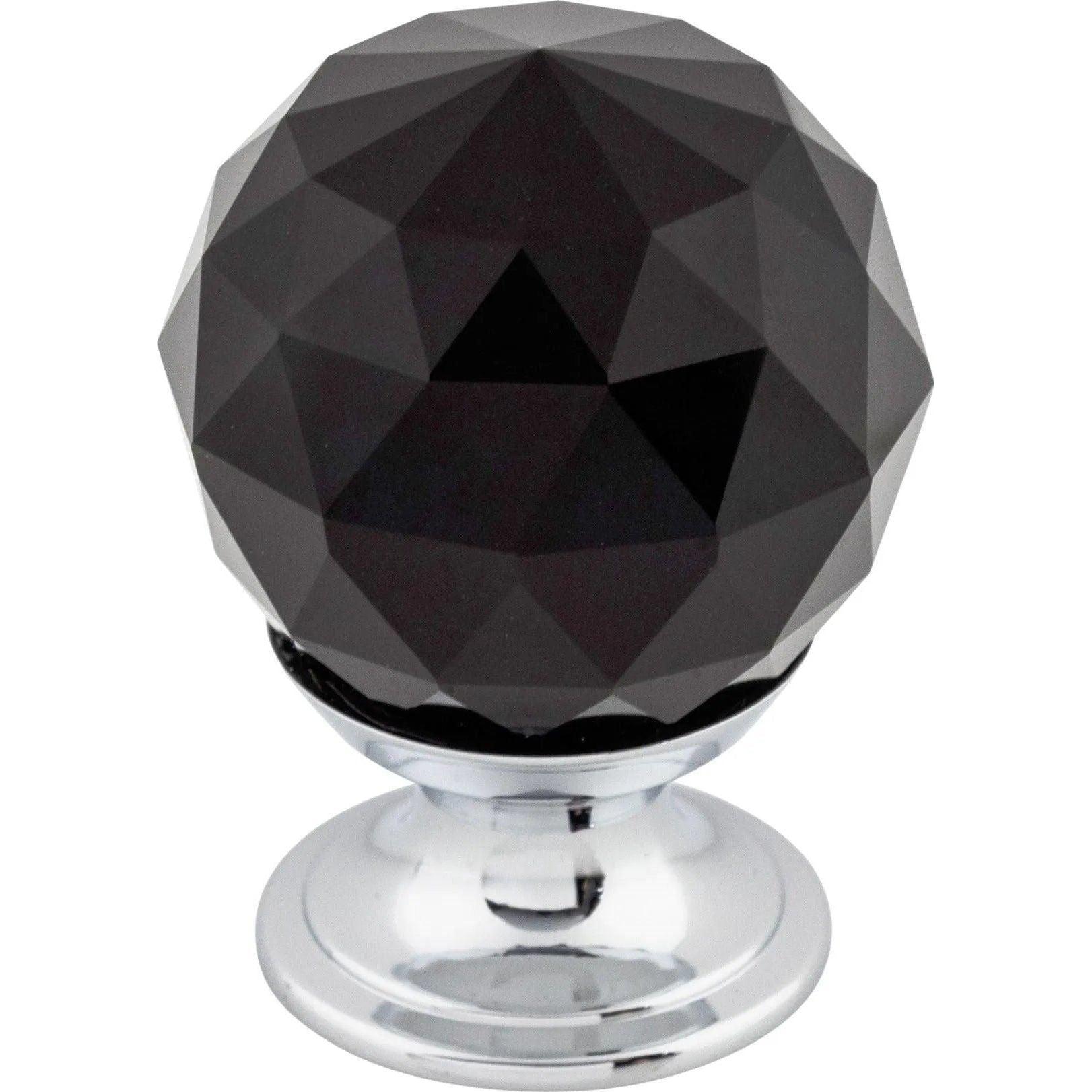 Top Knobs - Black Crystal Knob - TK115PC - Canada Light Shop