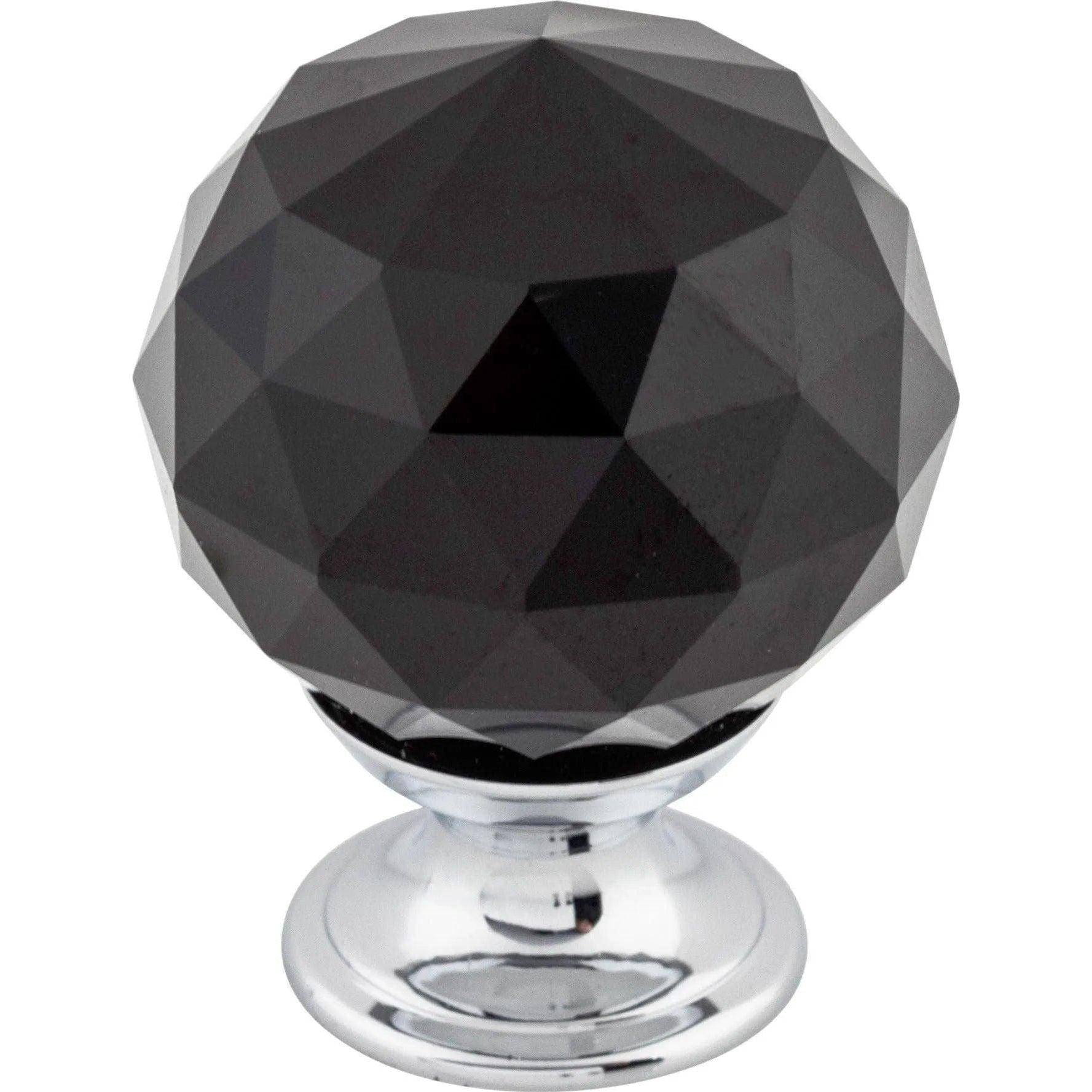 Top Knobs - Black Crystal Knob - TK116PC - Canada Light Shop