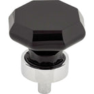 Top Knobs - Black Octagon Crystal Knob - TK137PC - Canada Light Shop